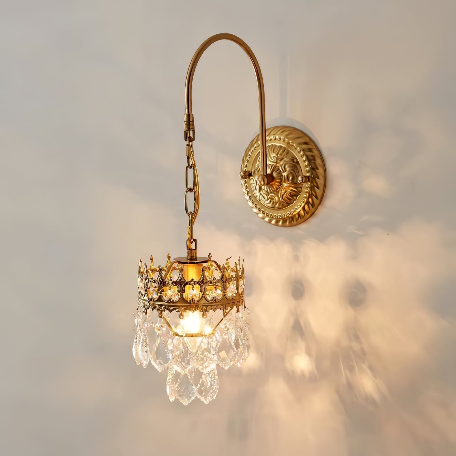 Crystal Crown Sconce - Letslighting