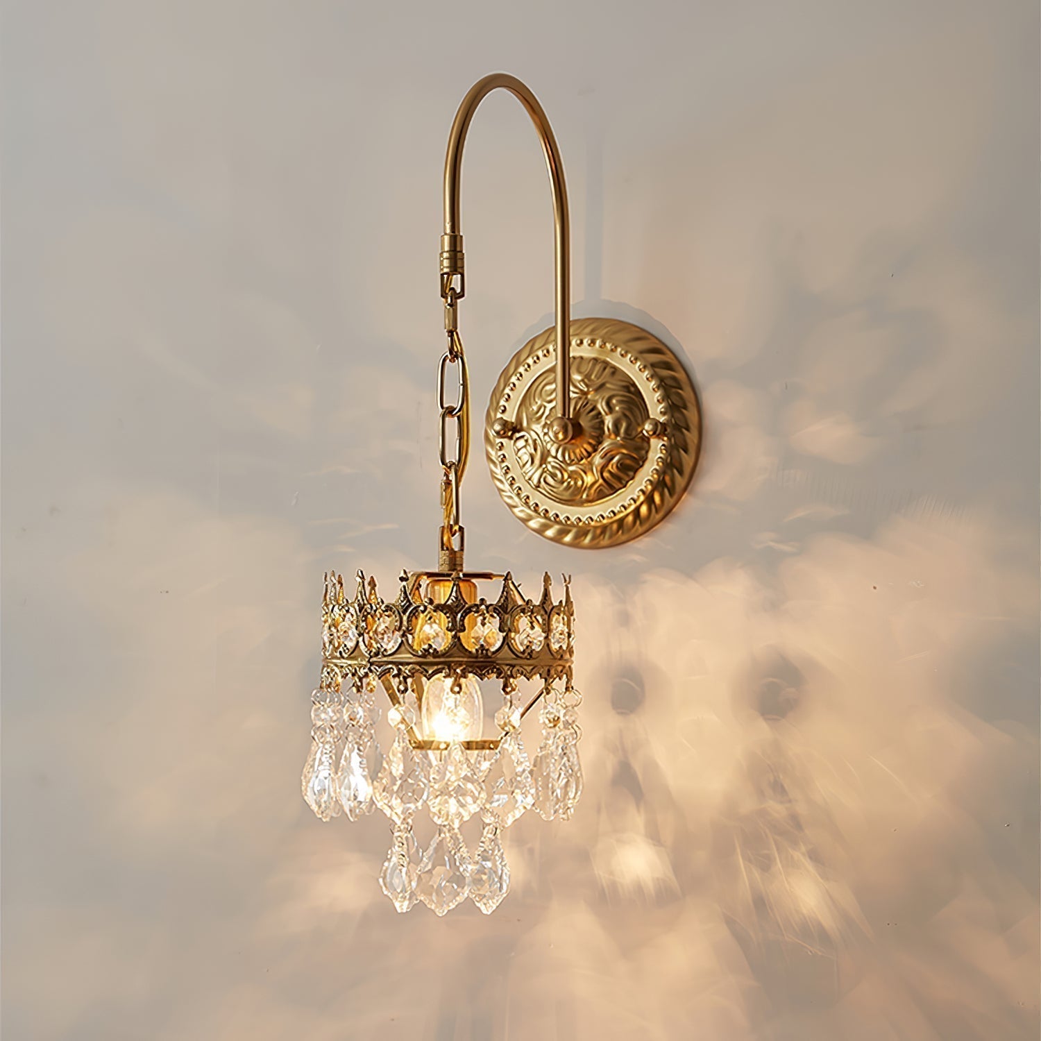 Crystal Crown Sconce - Letslighting