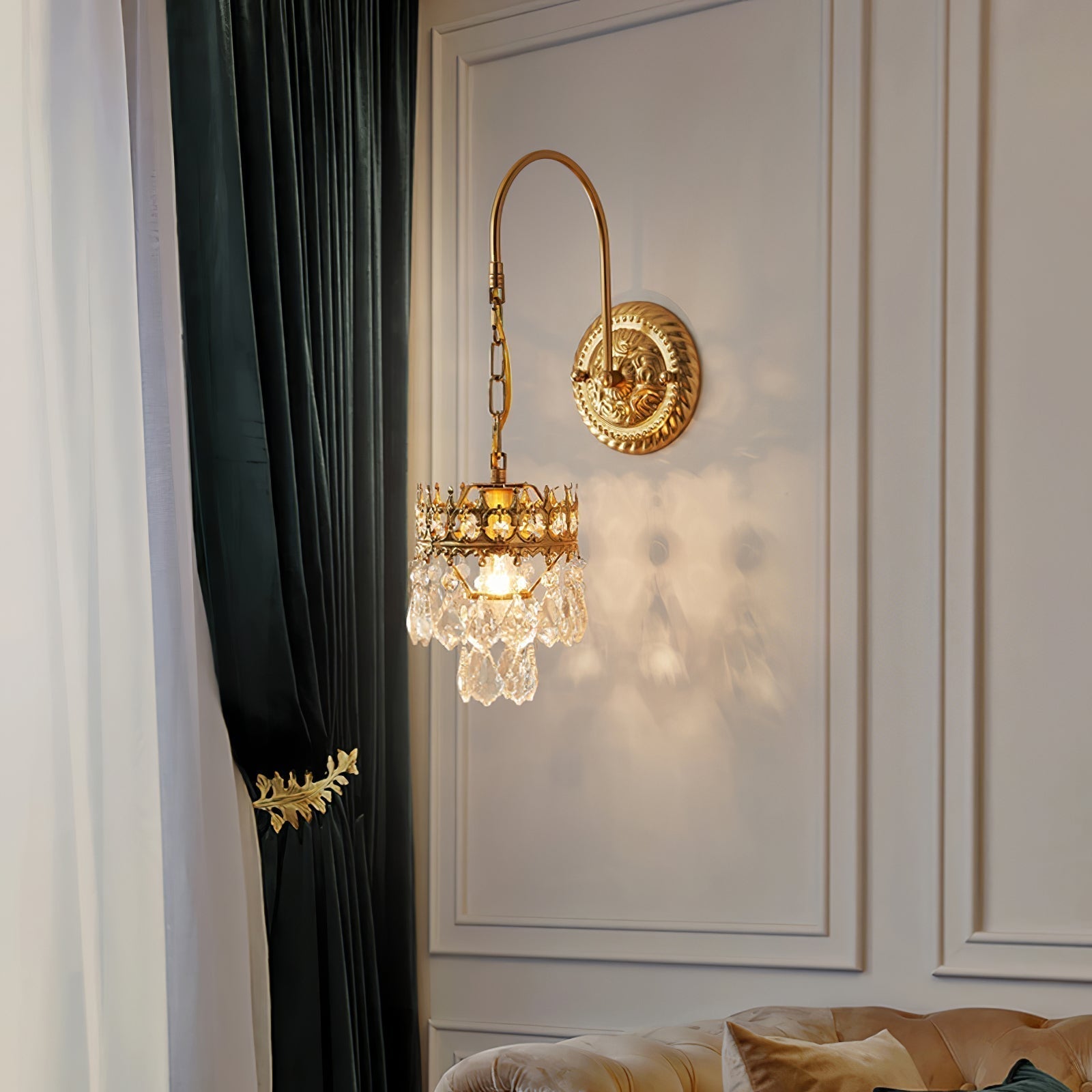 Crystal Crown Sconce - Letslighting