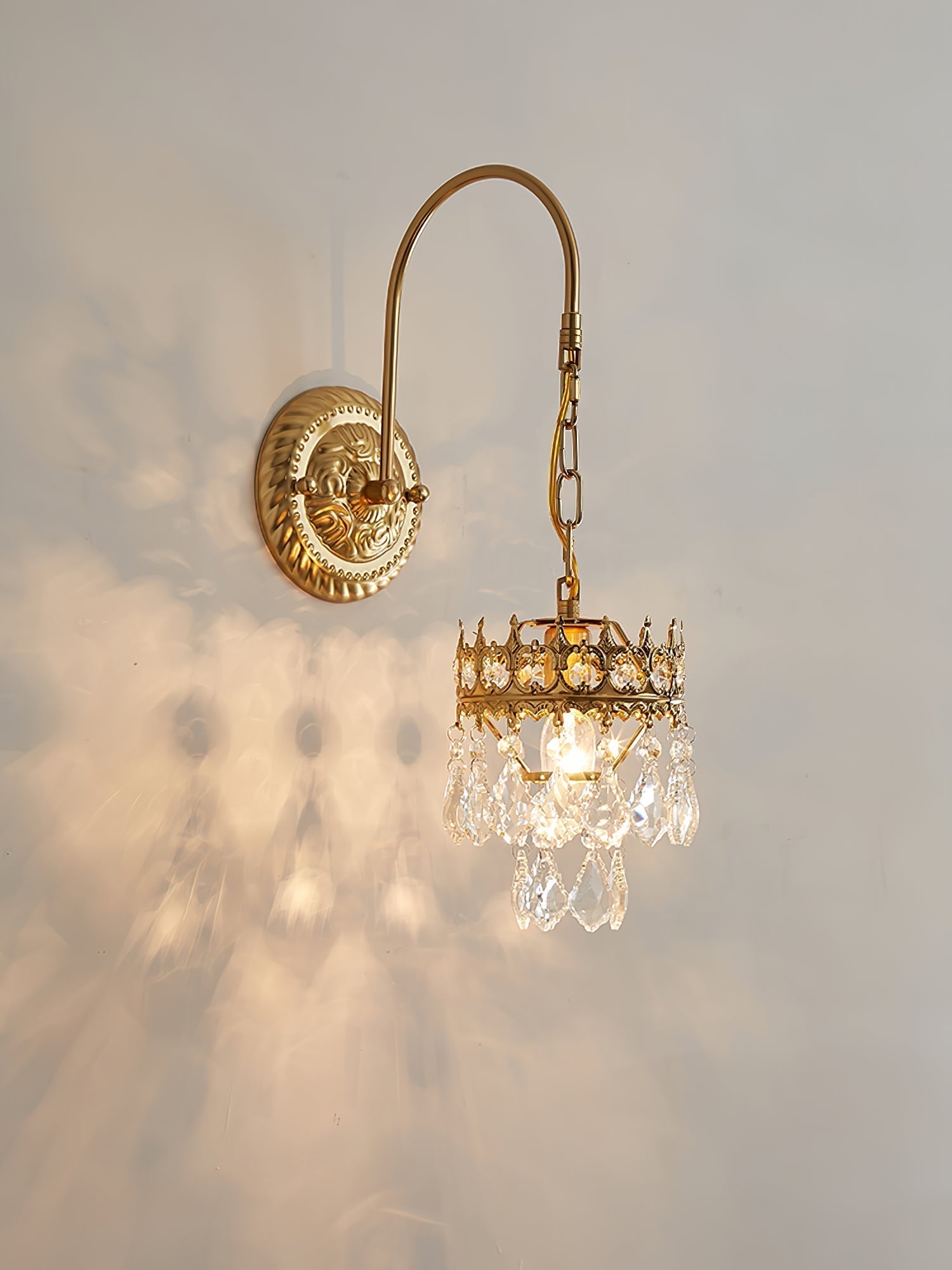 Crystal Crown Sconce - Letslighting