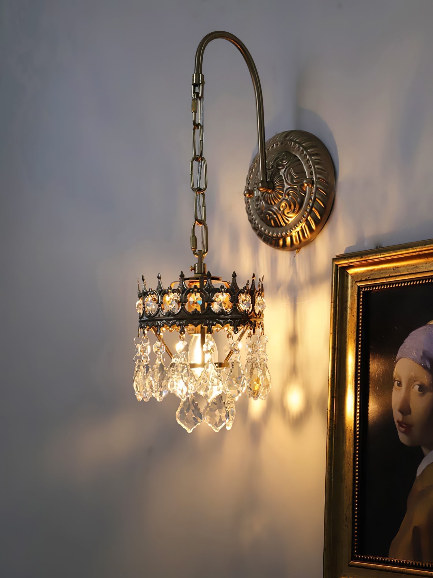 Crystal Crown Sconce - Letslighting
