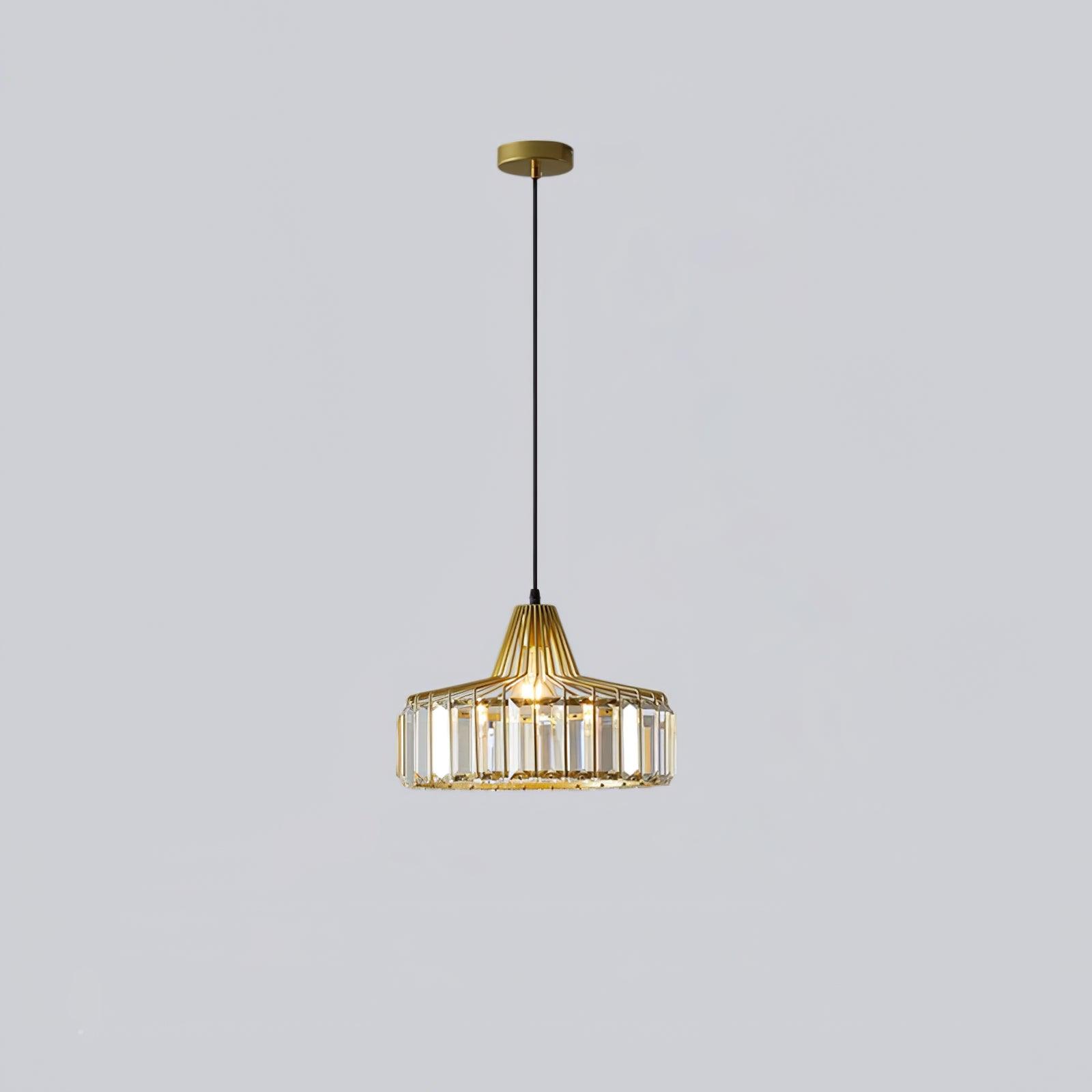 Crystal Drum Pendant Lamp - Letslighting