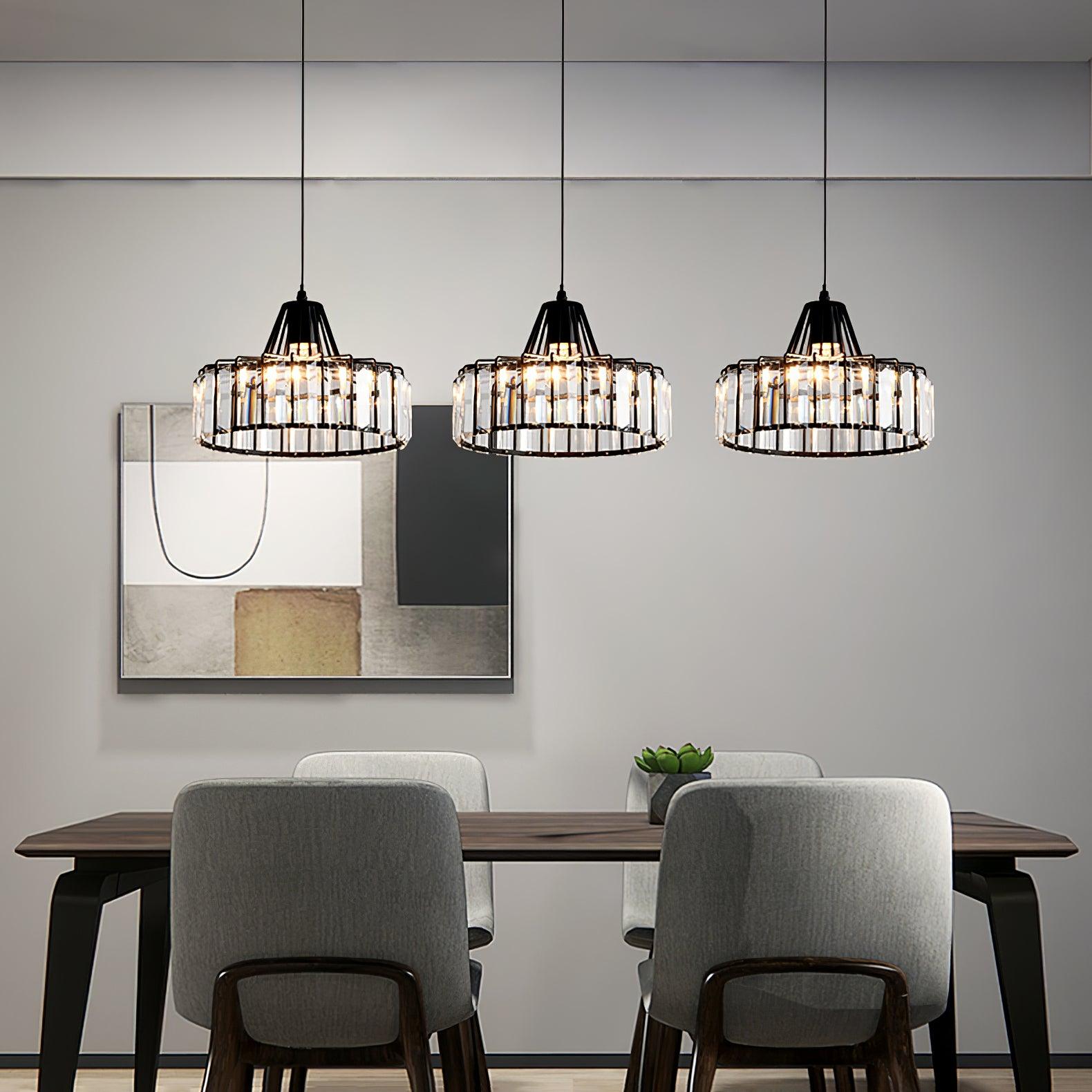 Crystal Drum Pendant Lamp - Letslighting