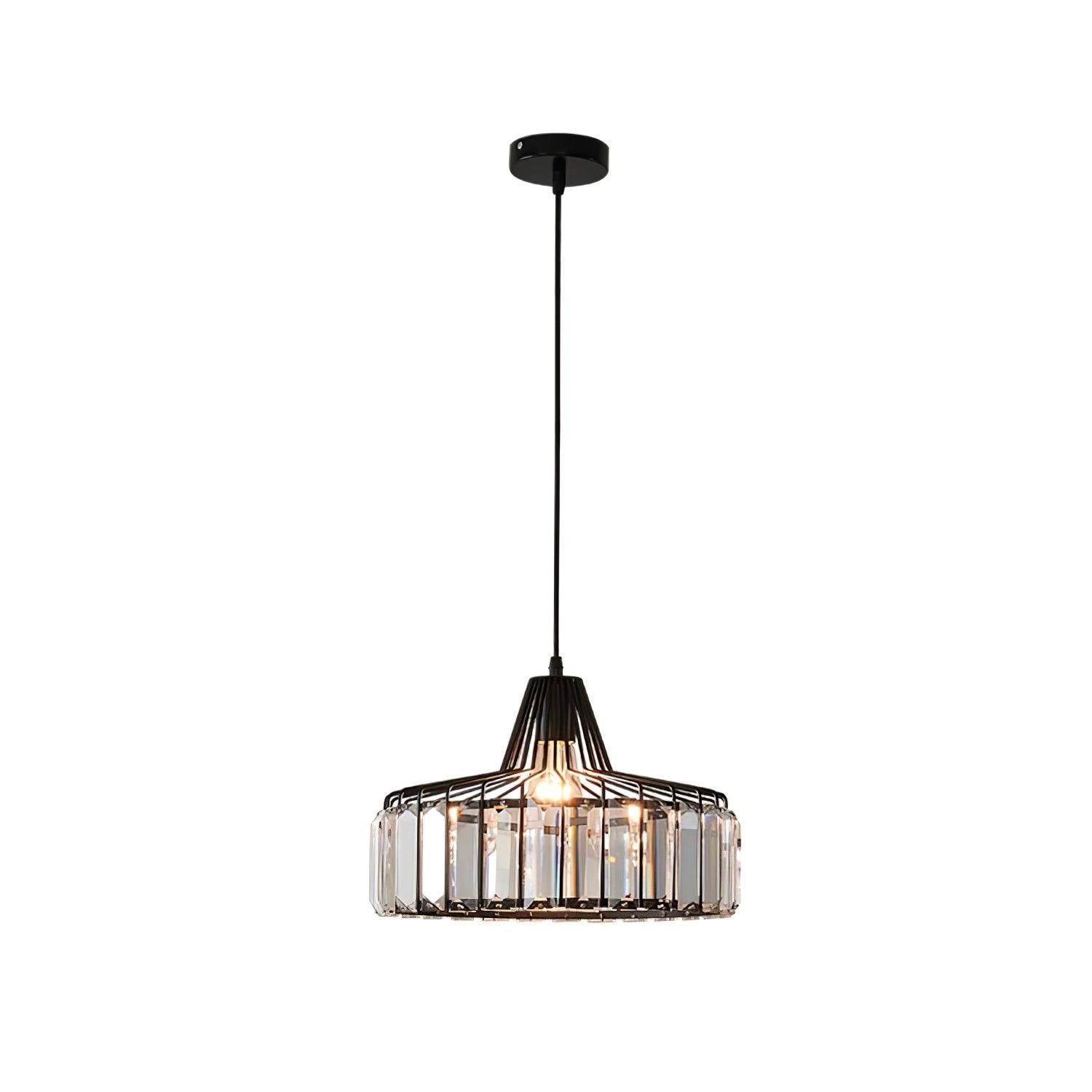 Crystal Drum Pendant Lamp - Letslighting
