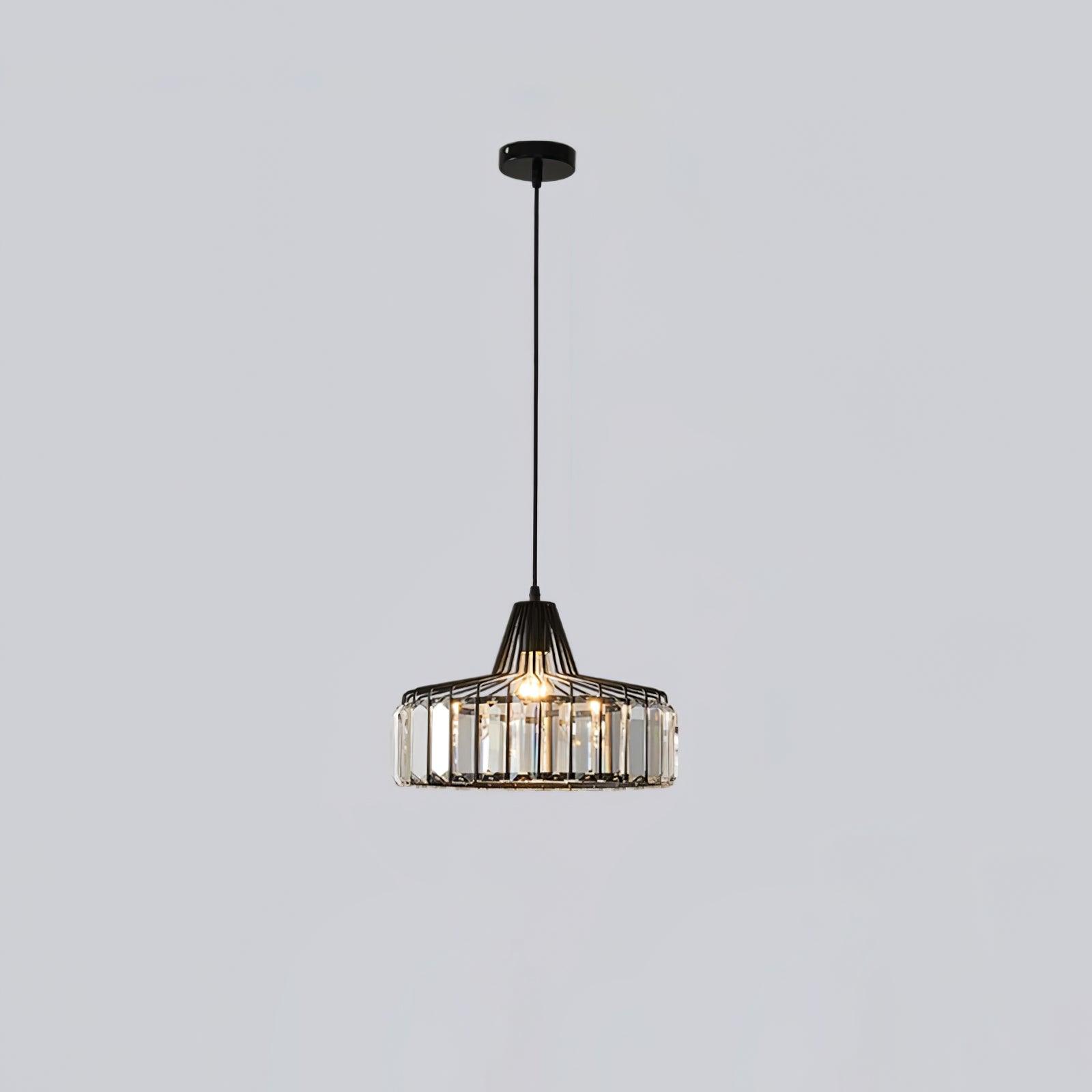 Crystal Drum Pendant Lamp - Letslighting