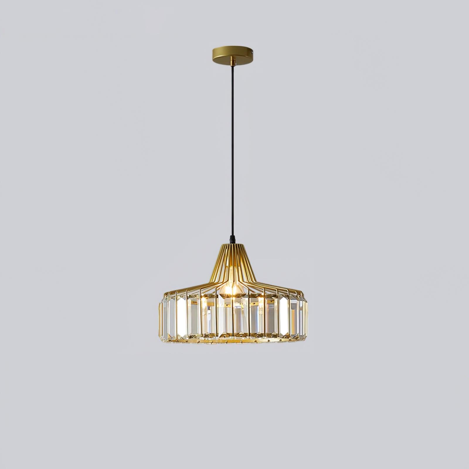 Crystal Drum Pendant Lamp - Letslighting