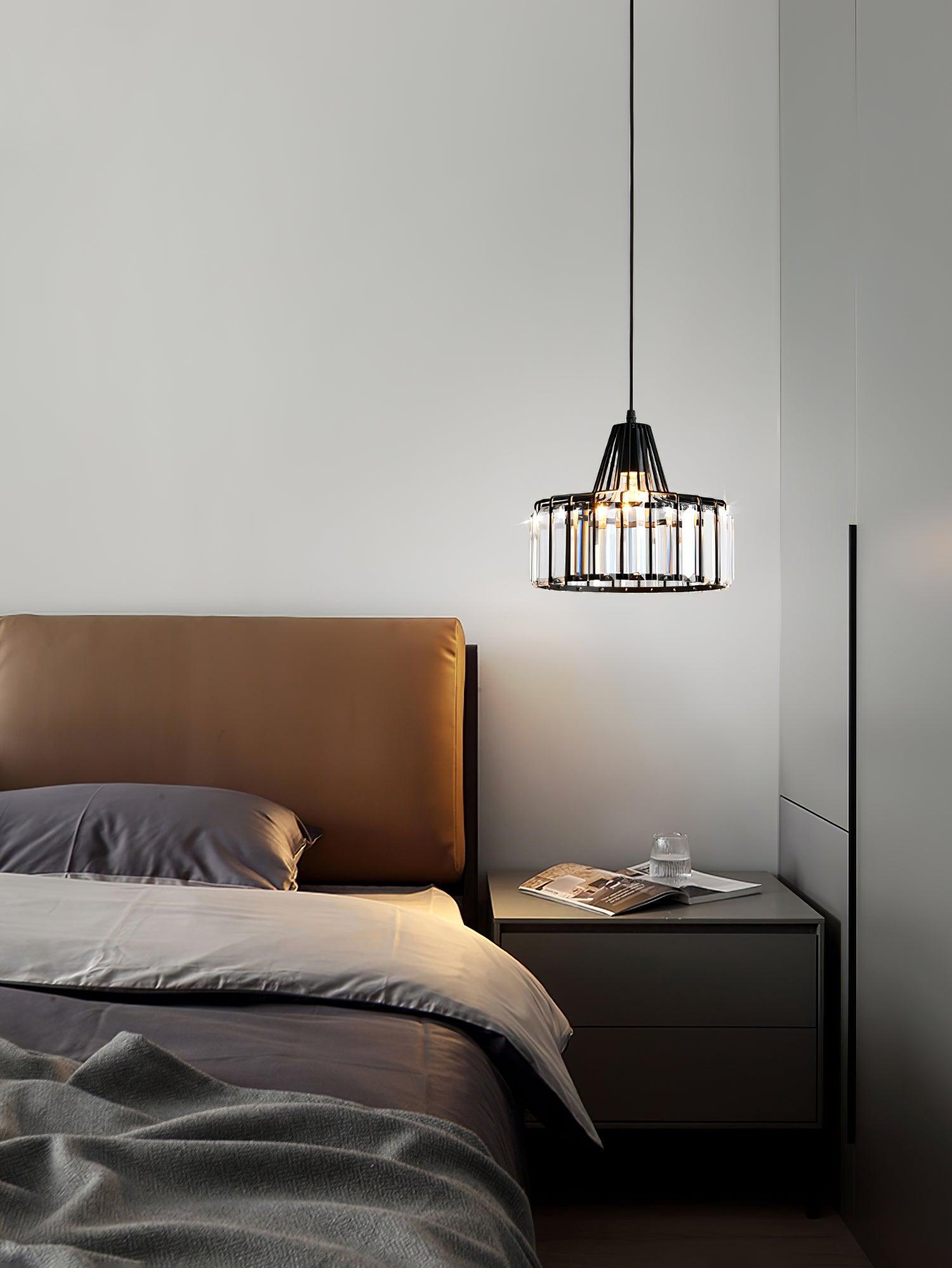 Crystal Drum Pendant Lamp - Letslighting