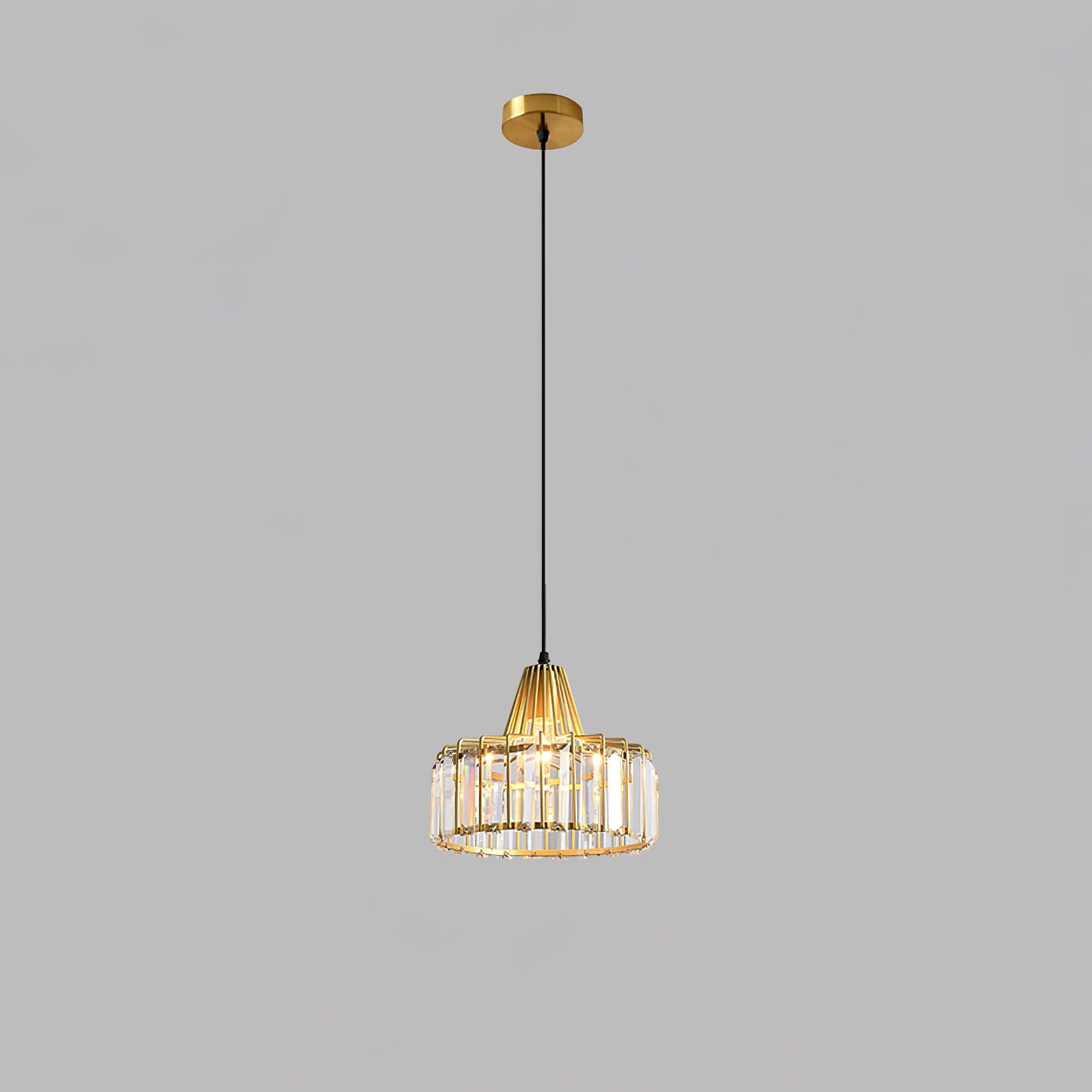 Crystal Drum Pendant Lamp - Letslighting