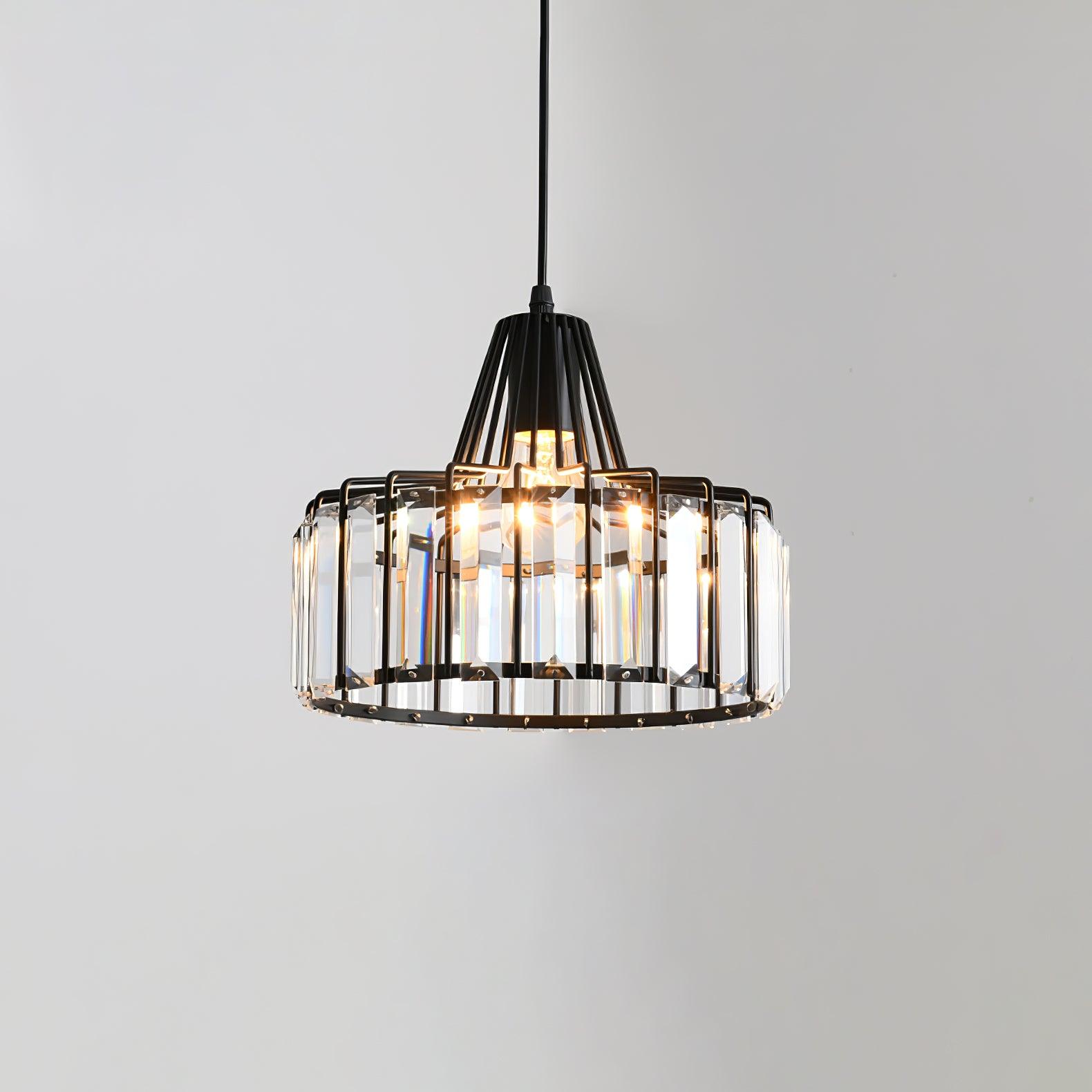 Crystal Drum Pendant Lamp - Letslighting