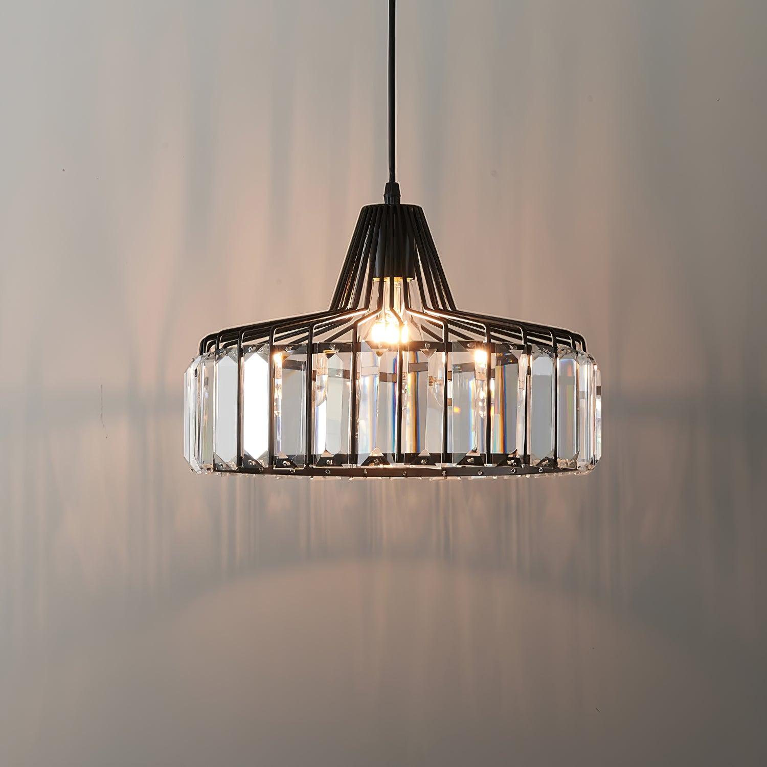 Crystal Drum Pendant Lamp - Letslighting