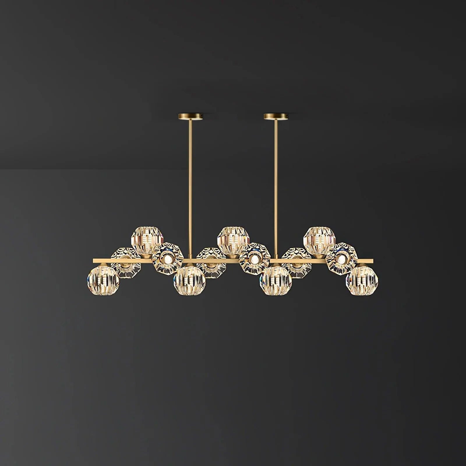 Crystal Glass Ball Chandelier - Letslighting