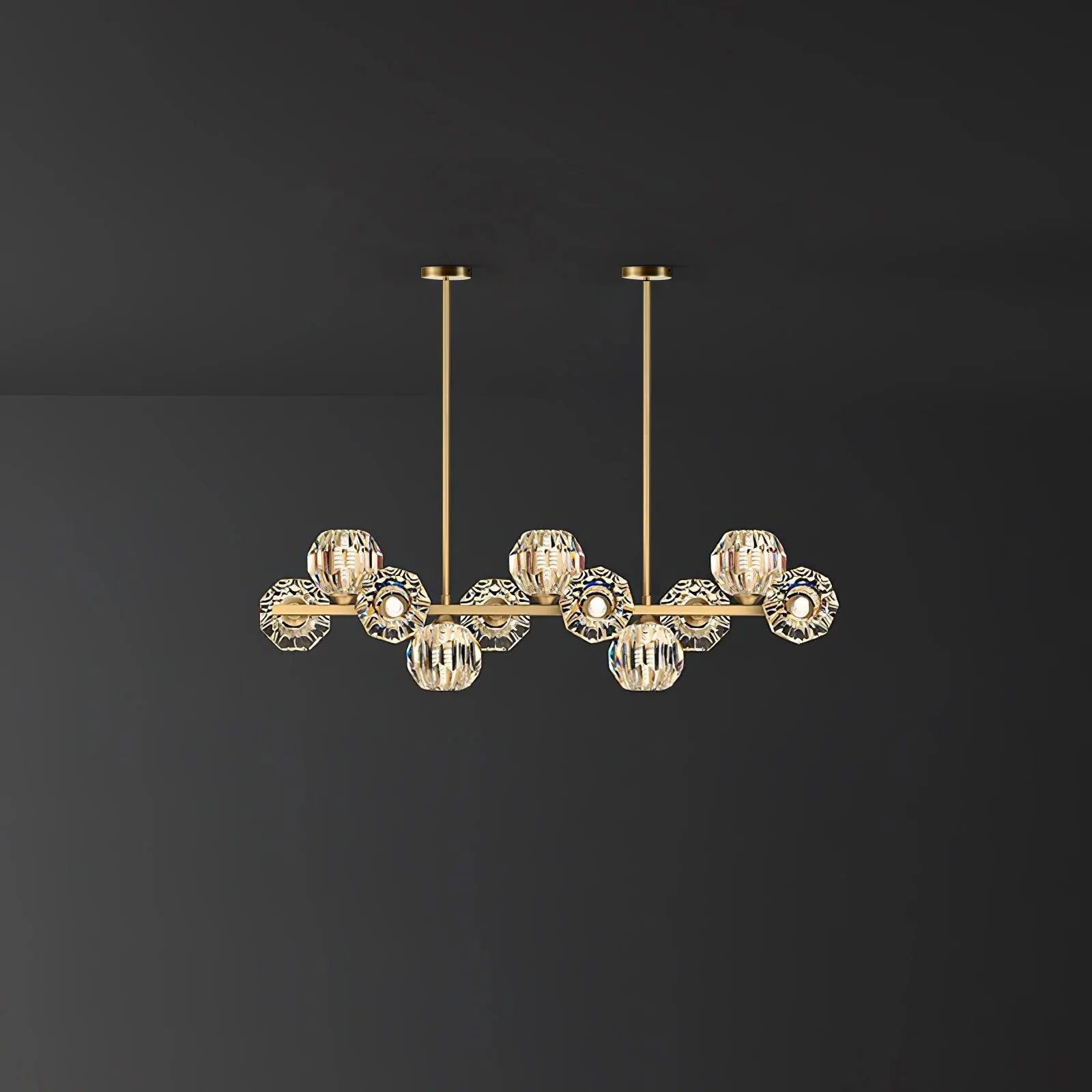 Crystal Glass Ball Chandelier - Letslighting