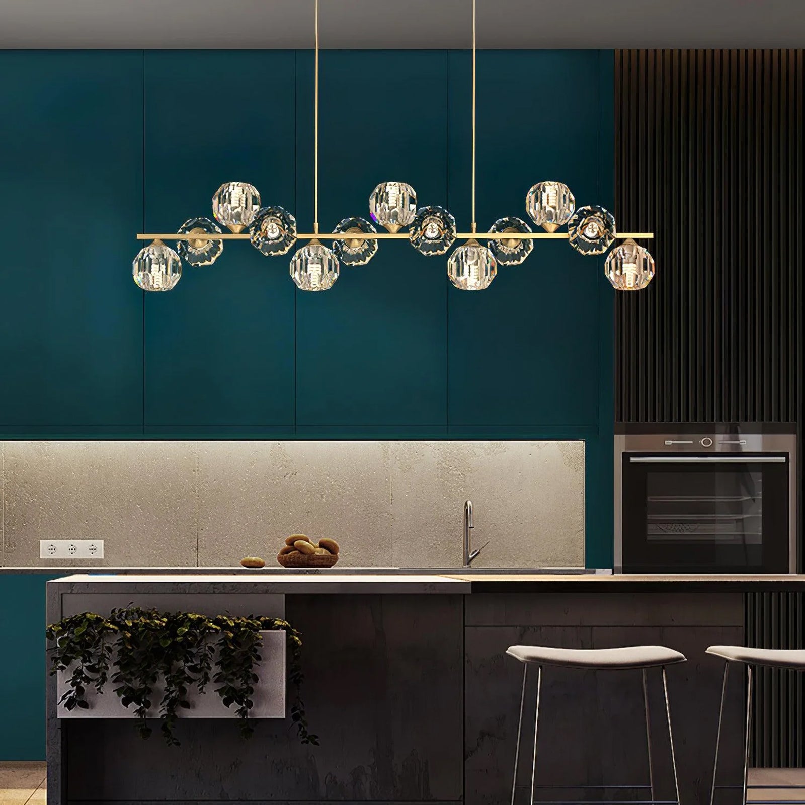 Crystal Glass Ball Chandelier - Letslighting