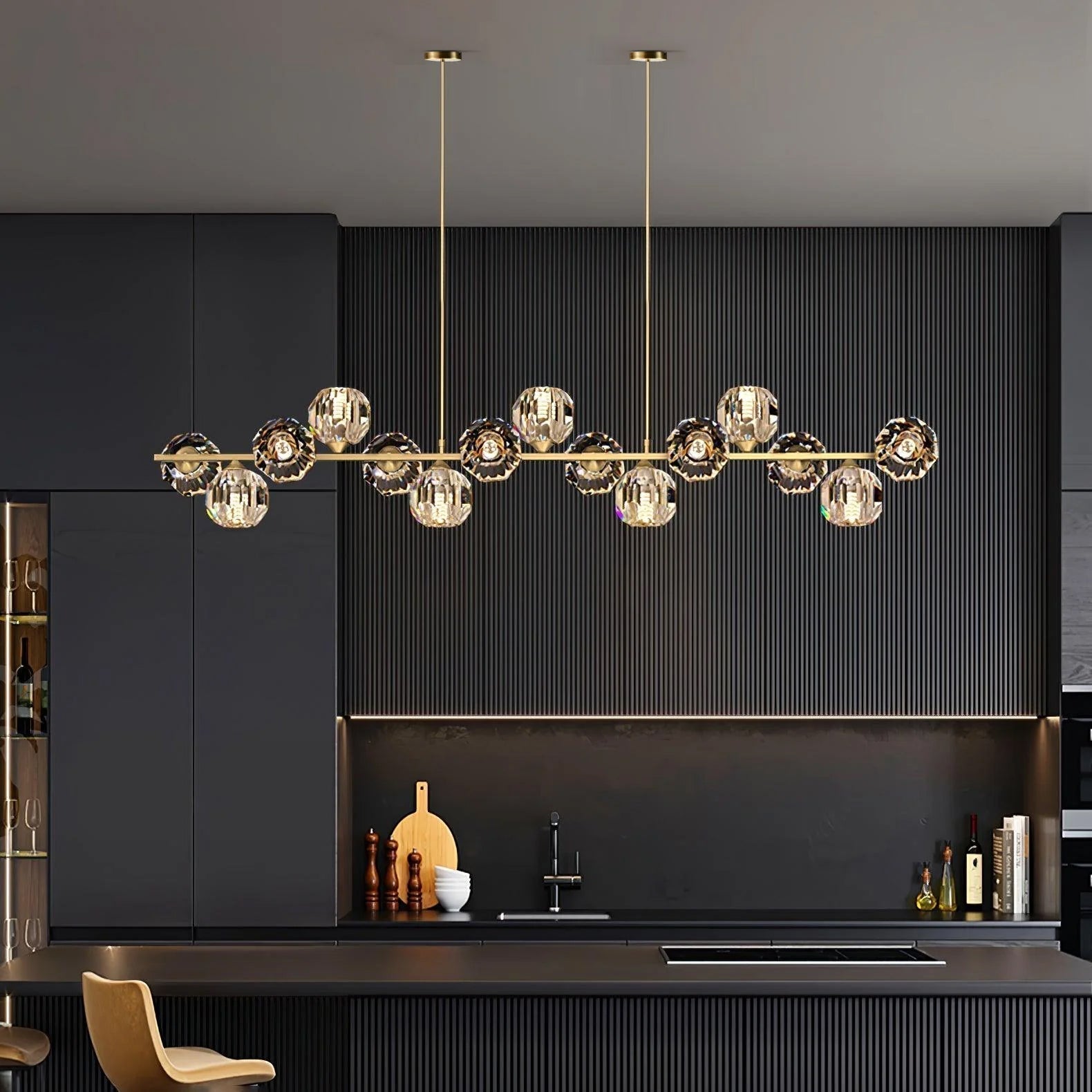 Crystal Glass Ball Chandelier - Letslighting