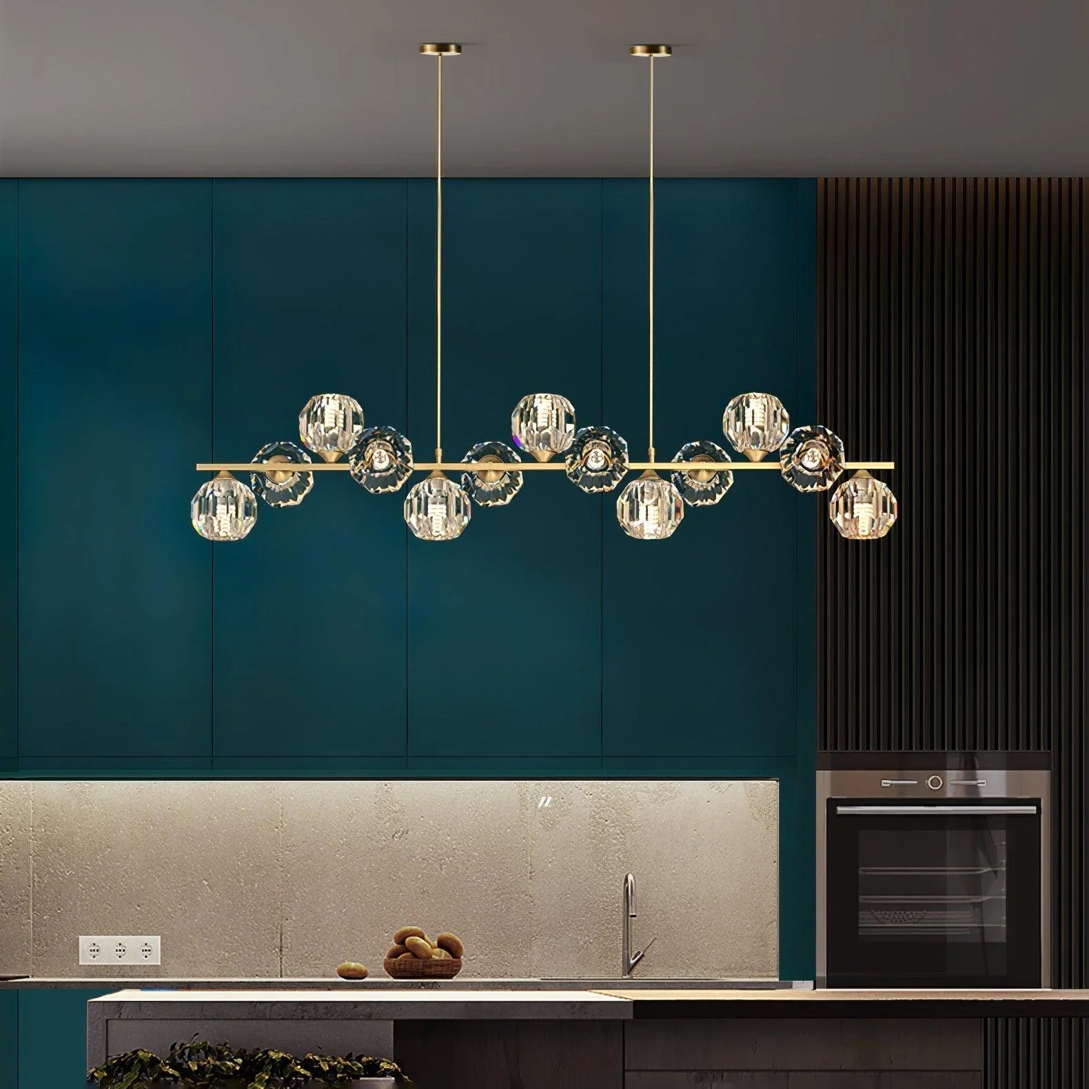 Crystal Glass Ball Chandelier - Letslighting