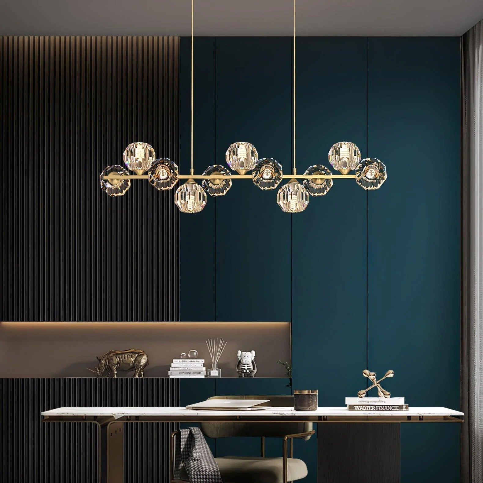 Crystal Glass Ball Chandelier - Letslighting