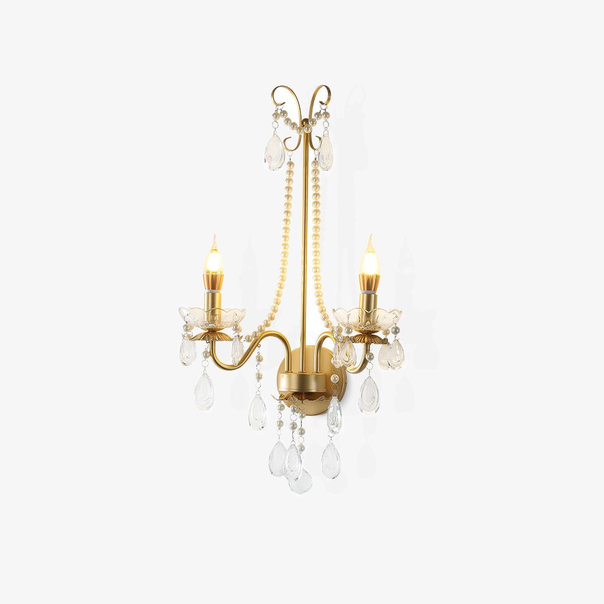 Crystal Pearl Chain Wall Lamp - Letslighting