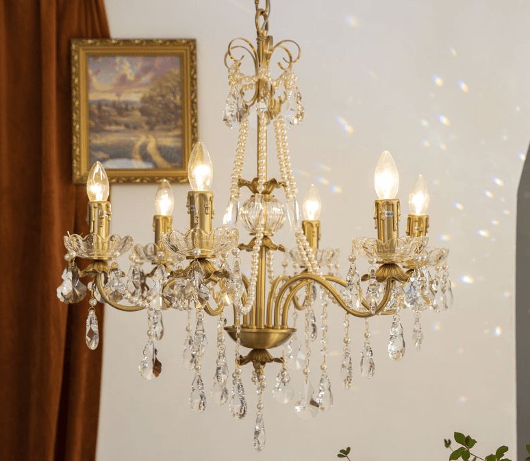 Crystal Pearl Chandelier - Letslighting