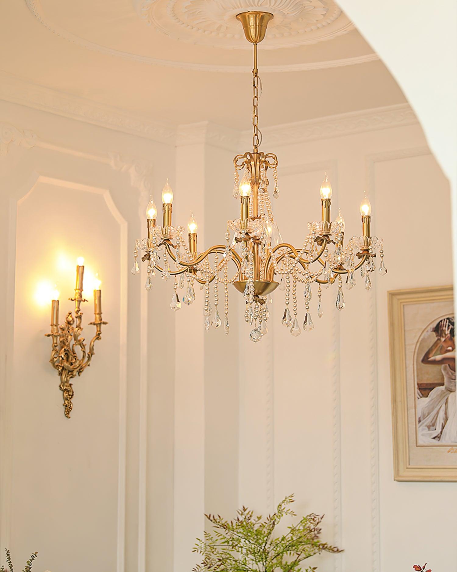 Crystal Pearl Chandelier - Letslighting