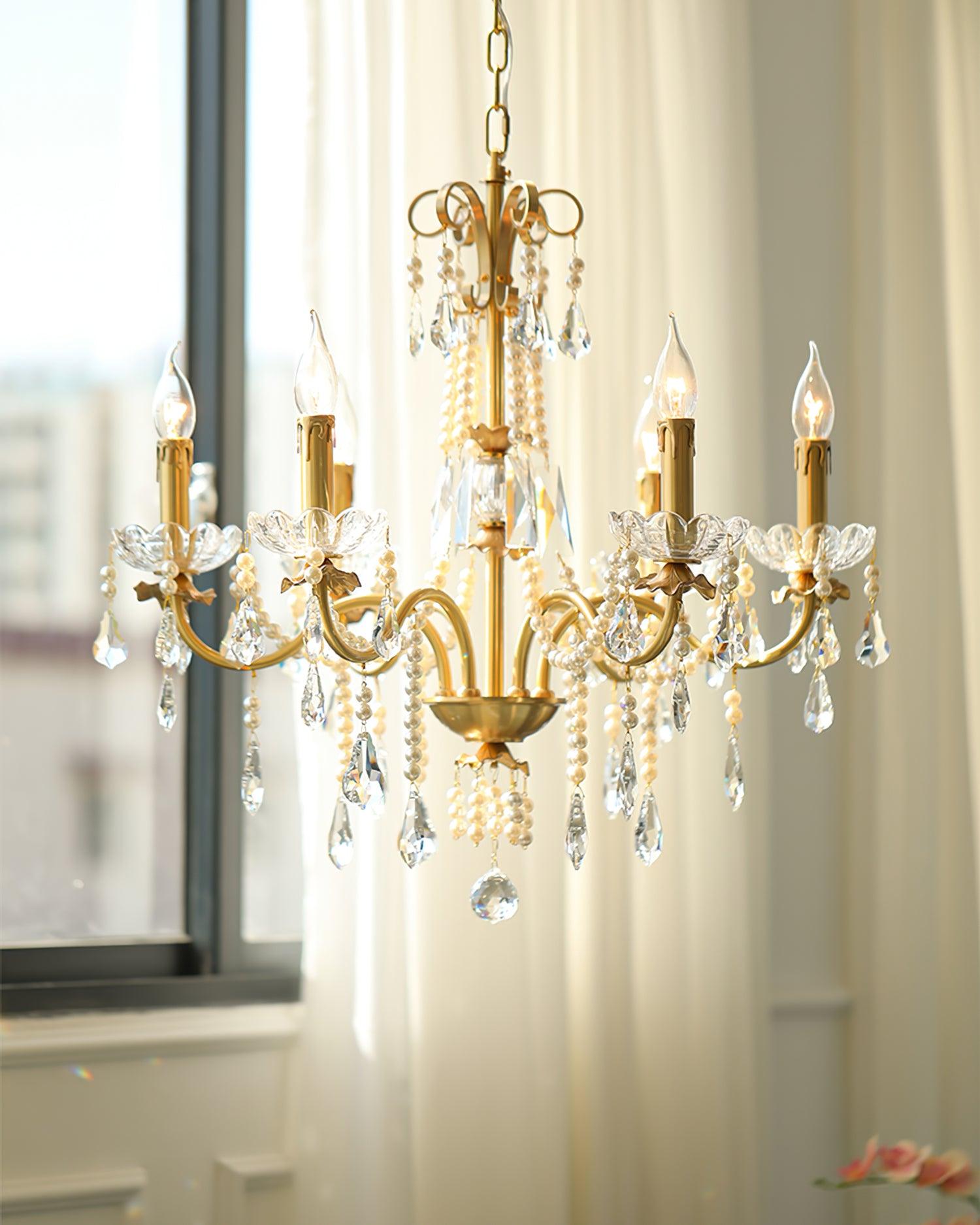 Crystal Pearl Chandelier - Letslighting