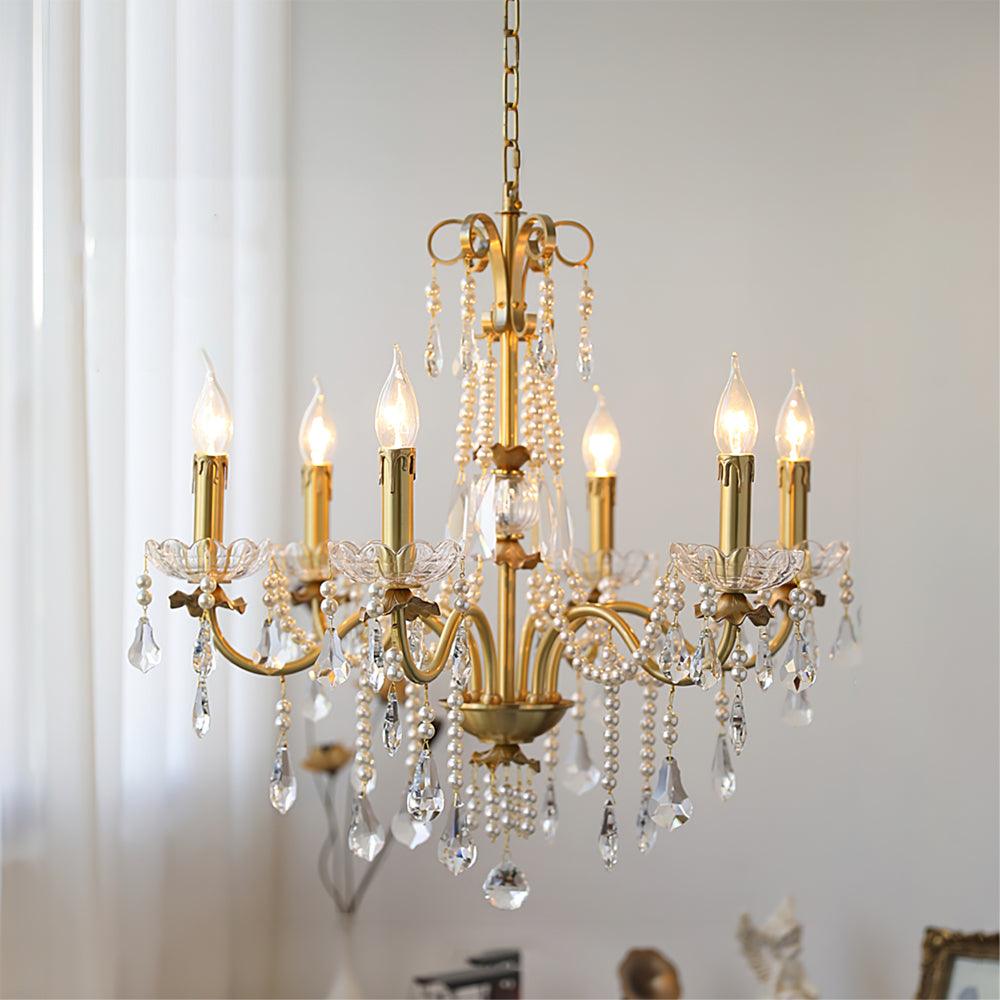 Crystal Pearl Chandelier - Letslighting
