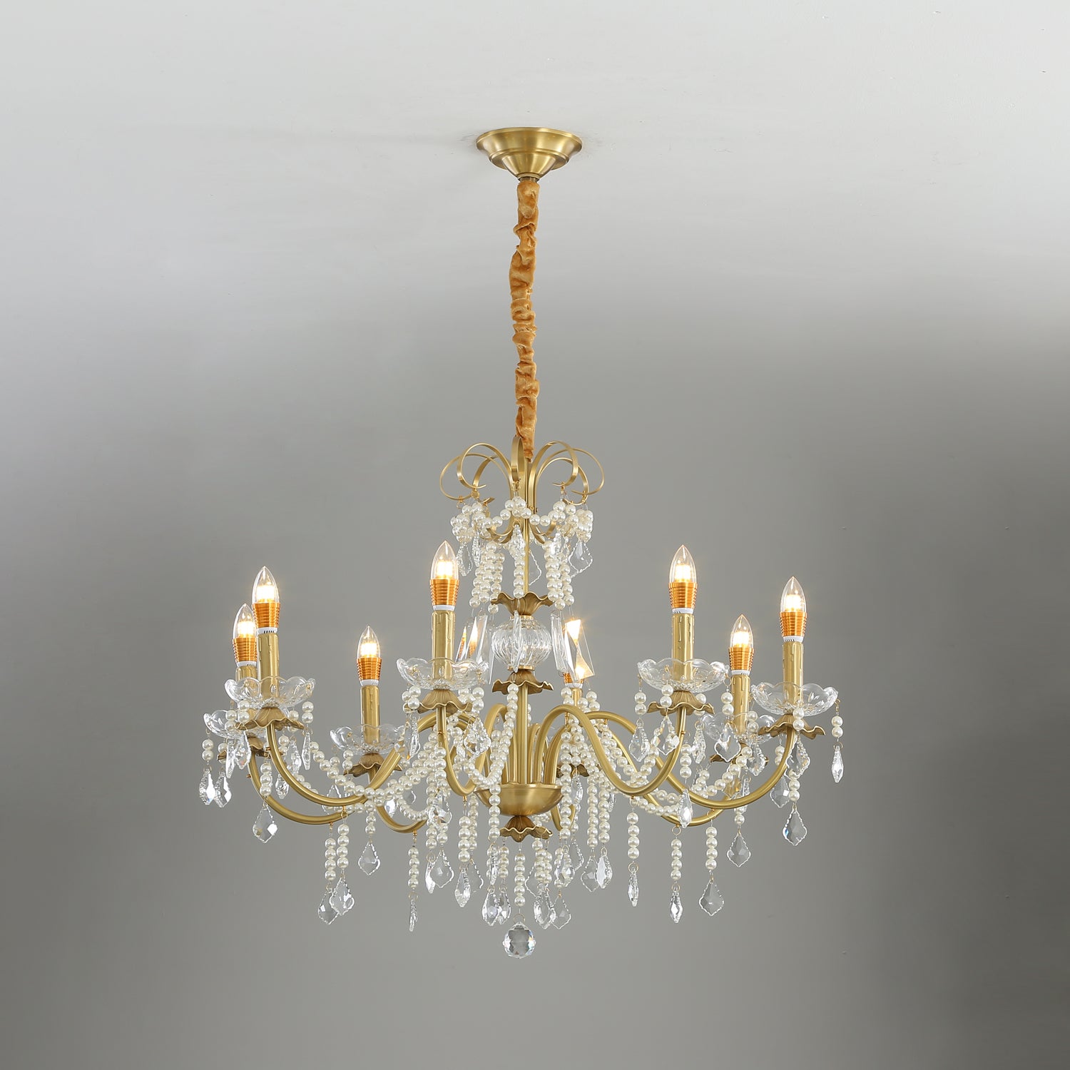 Crystal Pearl Chandelier - Letslighting