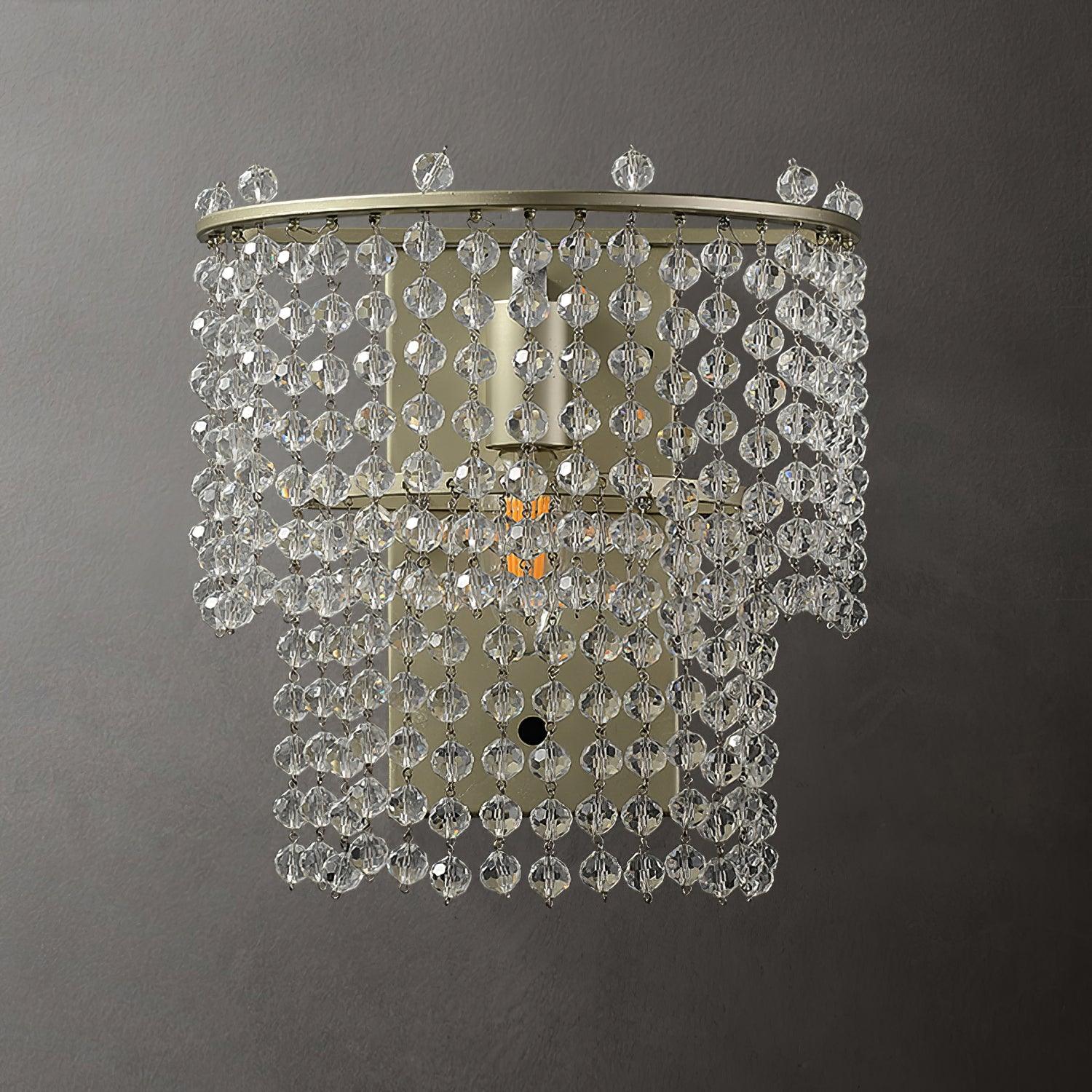 Crystal Waterfall Wall Light - Letslighting