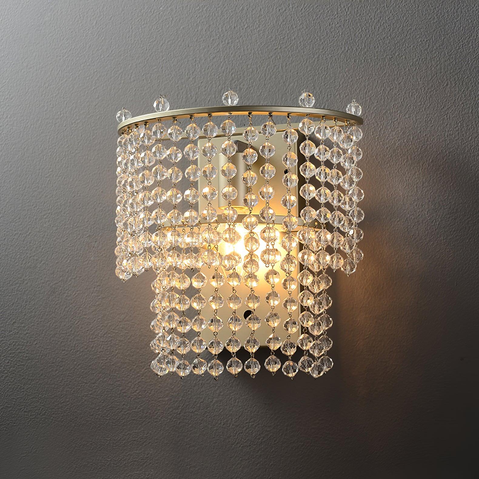 Crystal Waterfall Wall Light - Letslighting