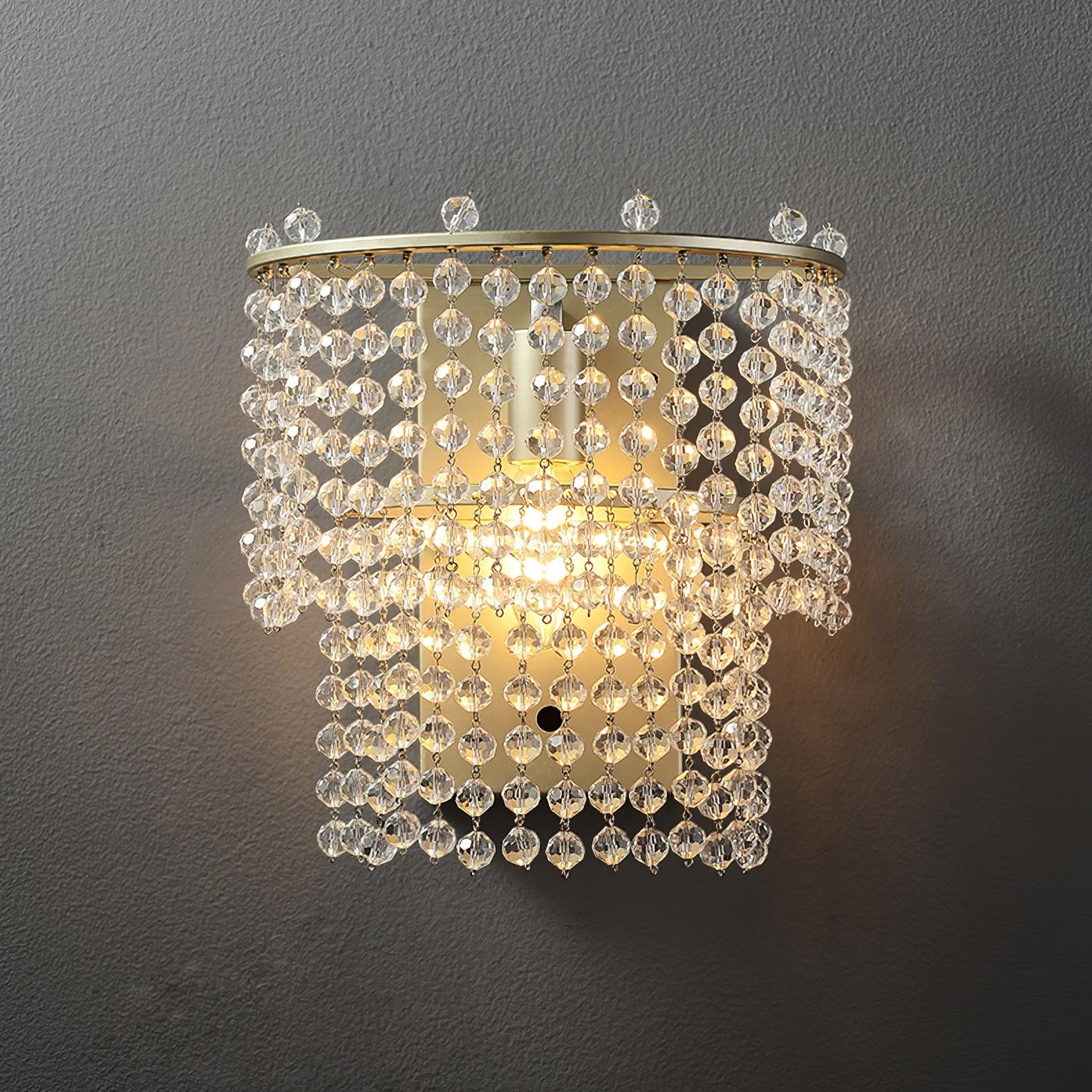 Crystal Waterfall Wall Light - Letslighting