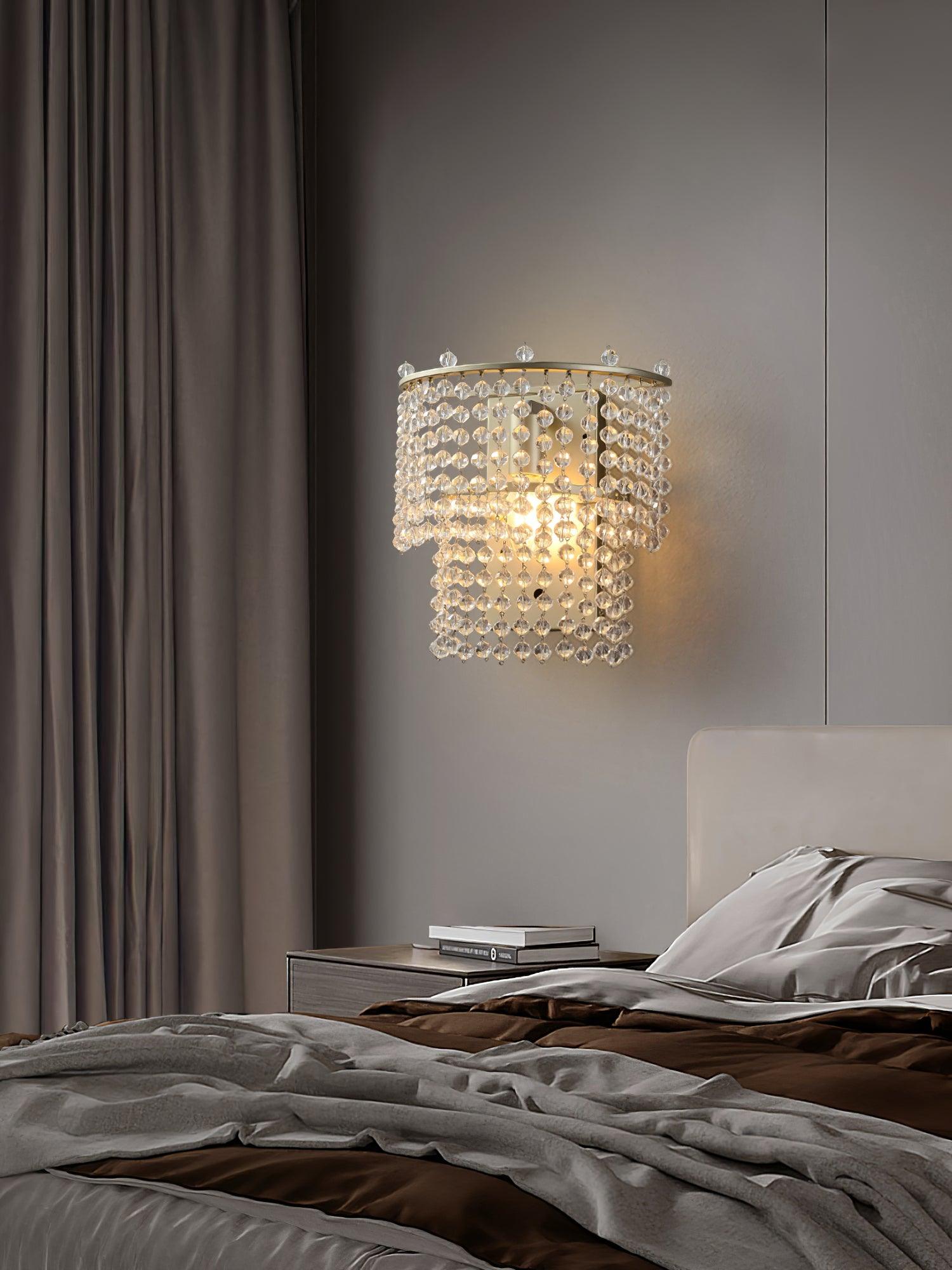 Crystal Waterfall Wall Light - Letslighting