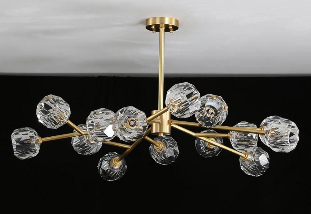 Crystal Ball Round Cluster Chandelier - Letslighting