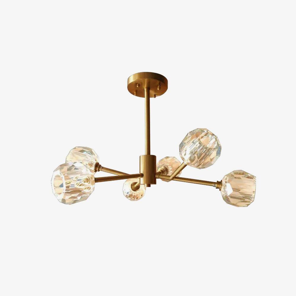 Crystal Ball Round Cluster Chandelier - Letslighting