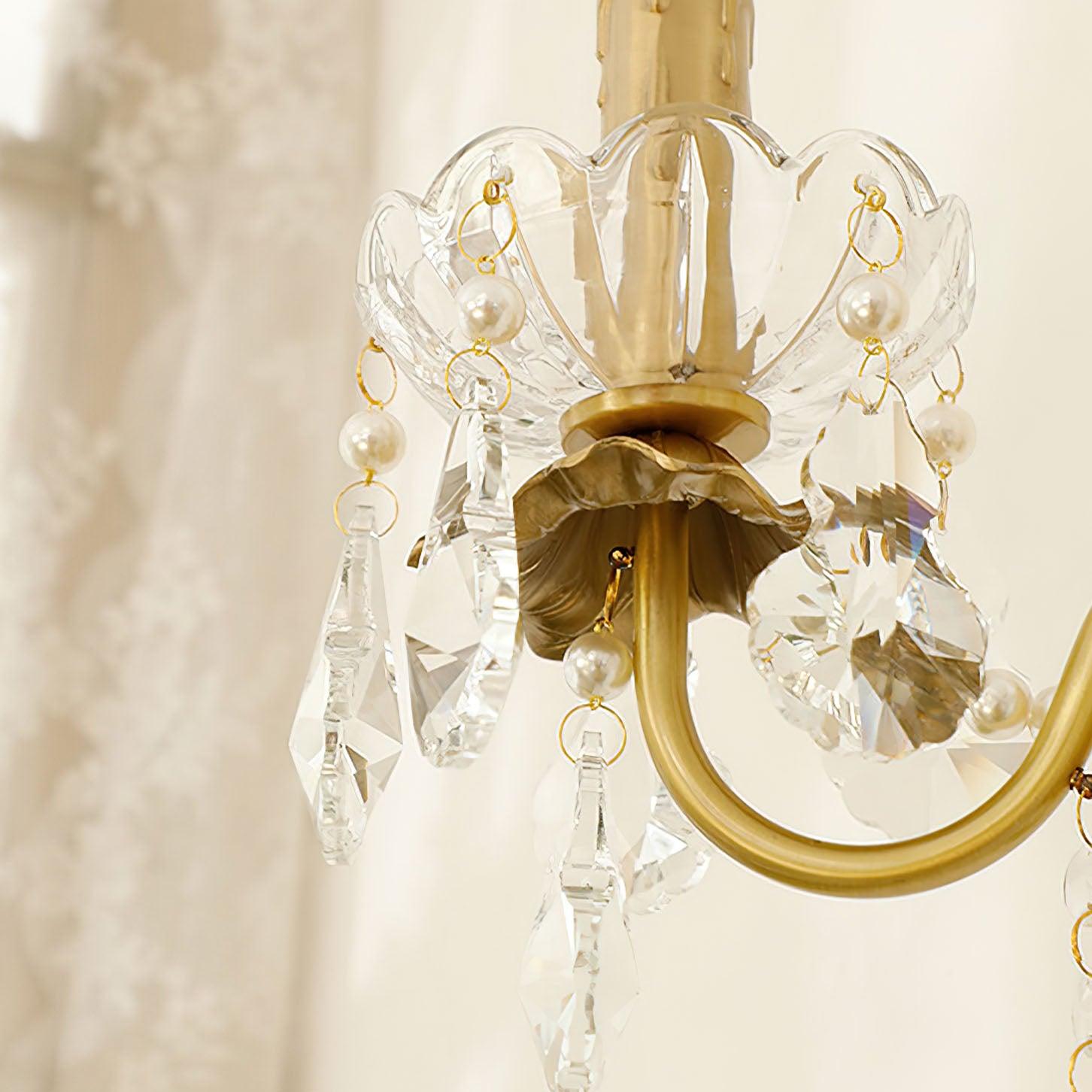 Crystal Pearl Chain Wall Lamp - Letslighting