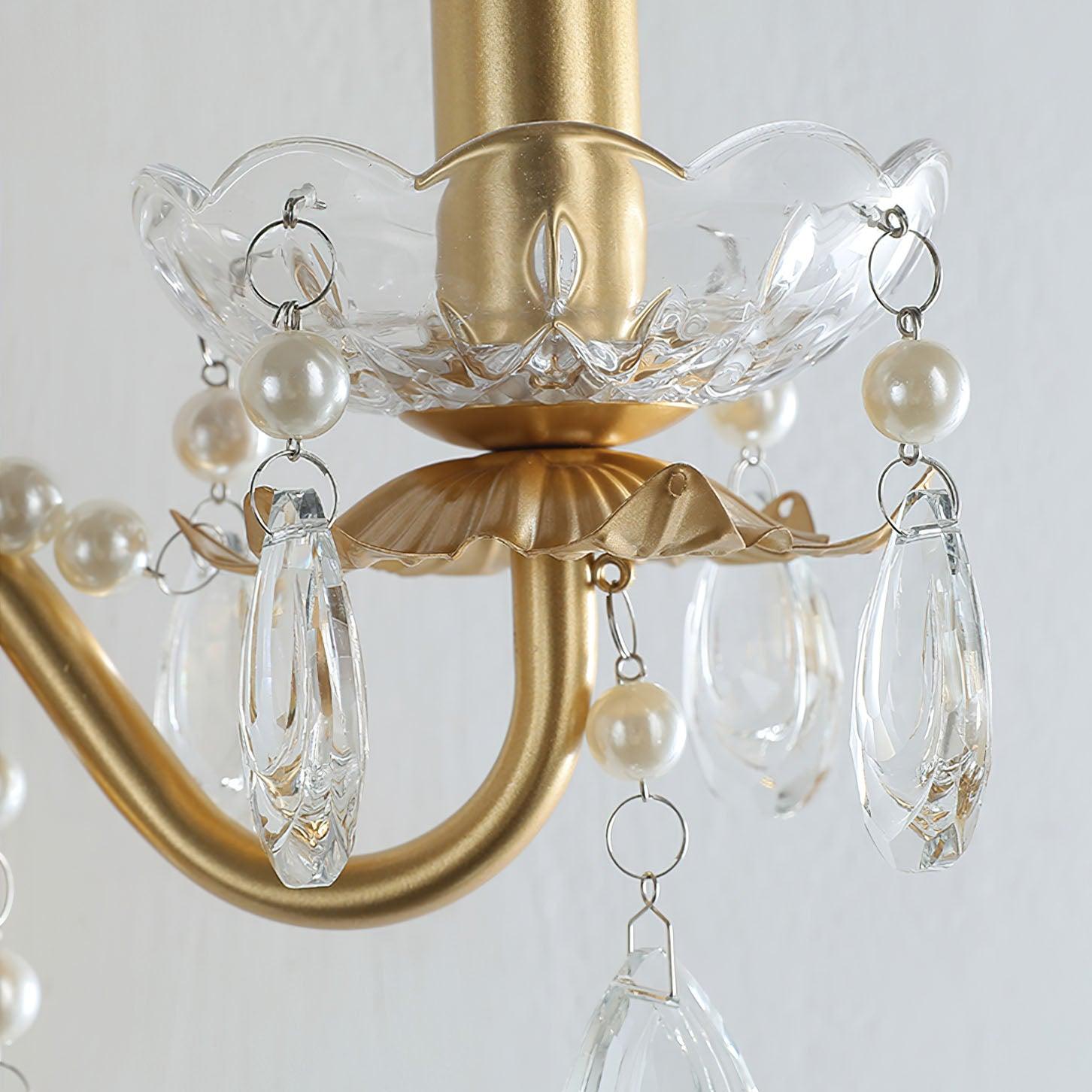 Crystal Pearl Chain Wall Lamp - Letslighting