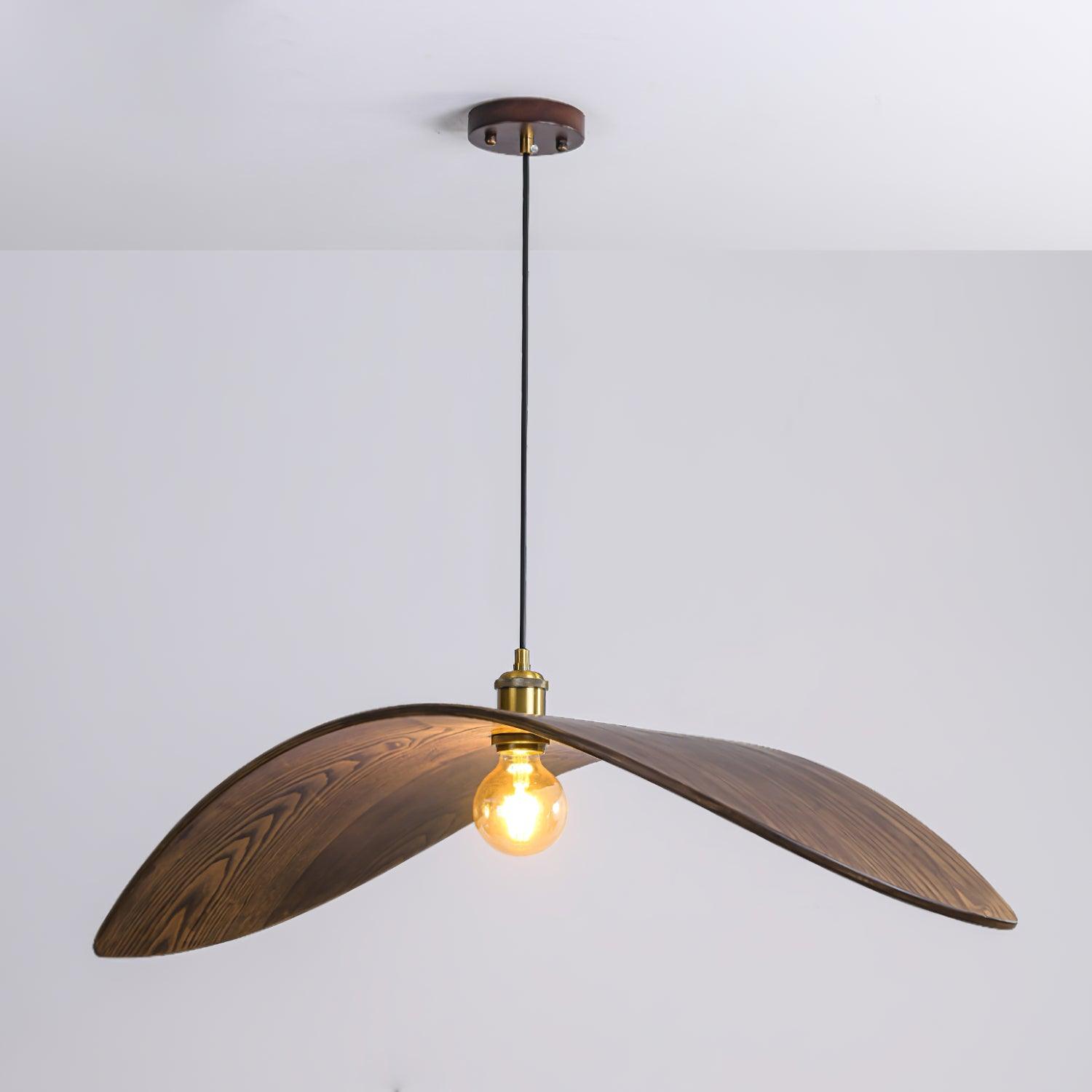 Curve Wooden Pendant Lamp - Letslighting
