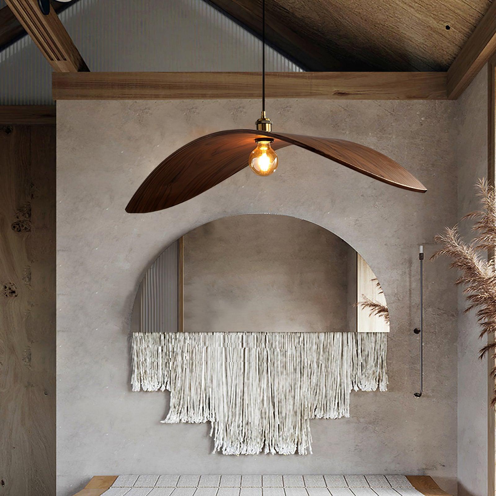 Curve Wooden Pendant Lamp - Letslighting