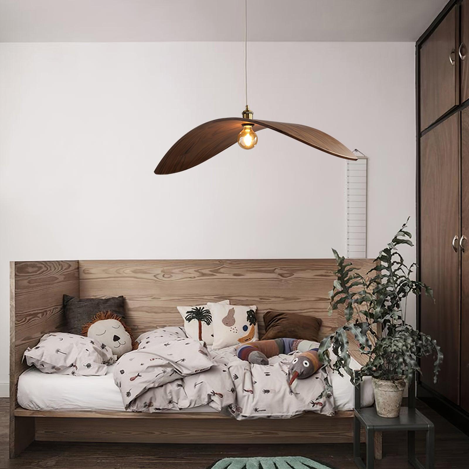 Curve Wooden Pendant Lamp - Letslighting