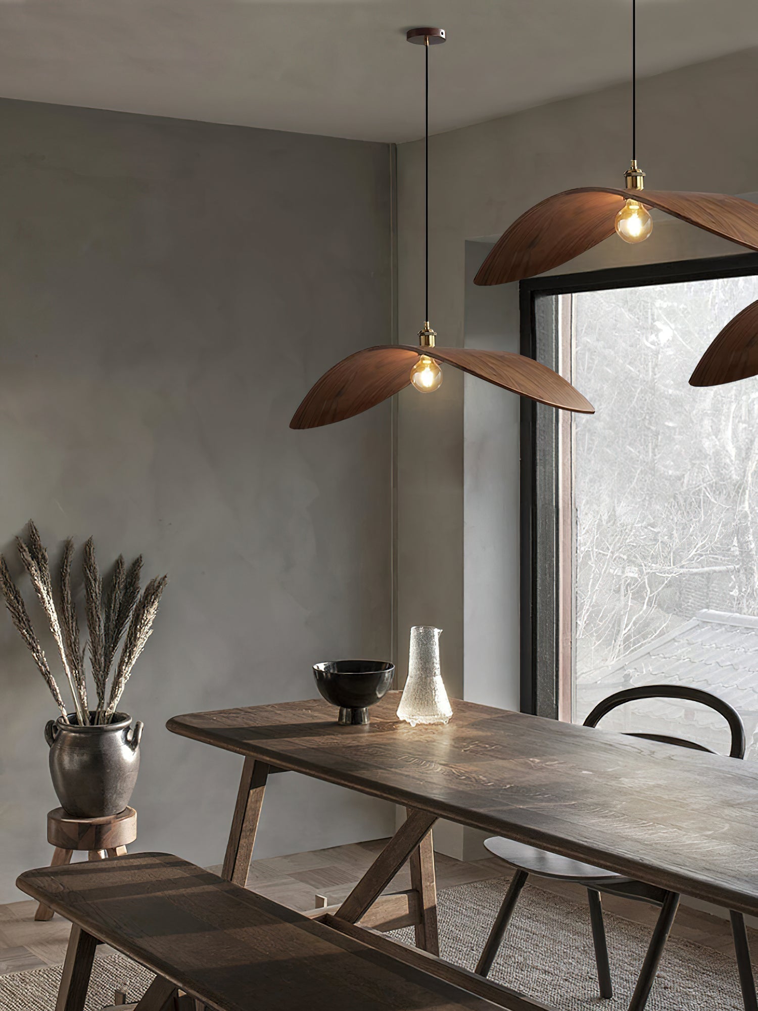 Curve Wooden Pendant Lamp - Letslighting