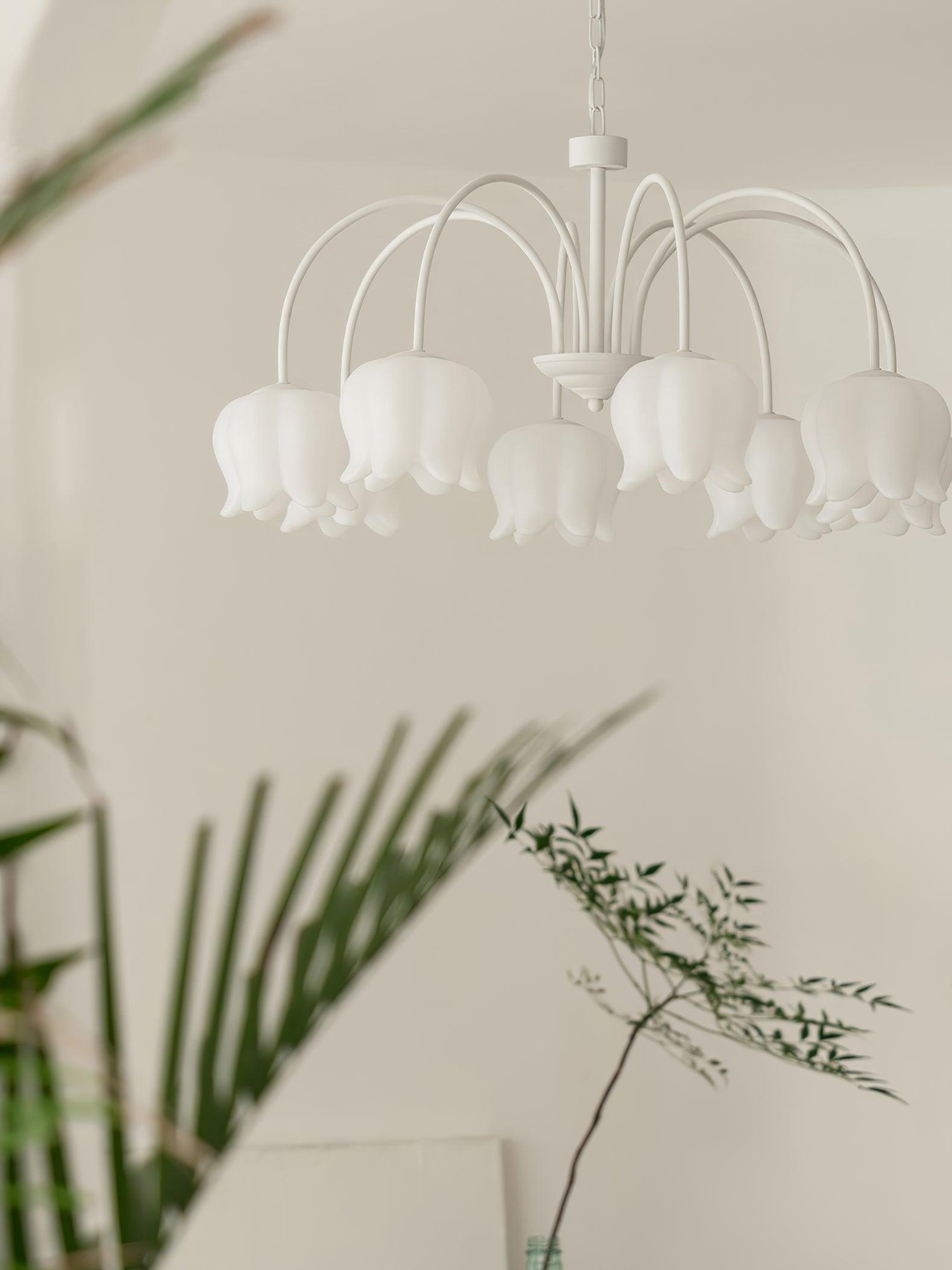 Curved Arm Bell Chandelier - Letslighting