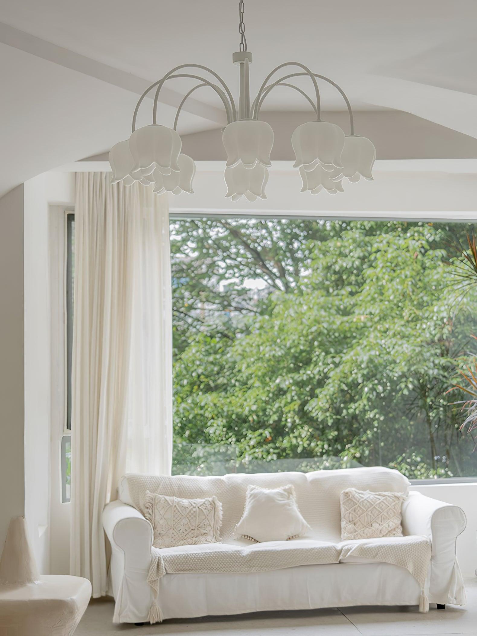Curved Arm Bell Chandelier - Letslighting