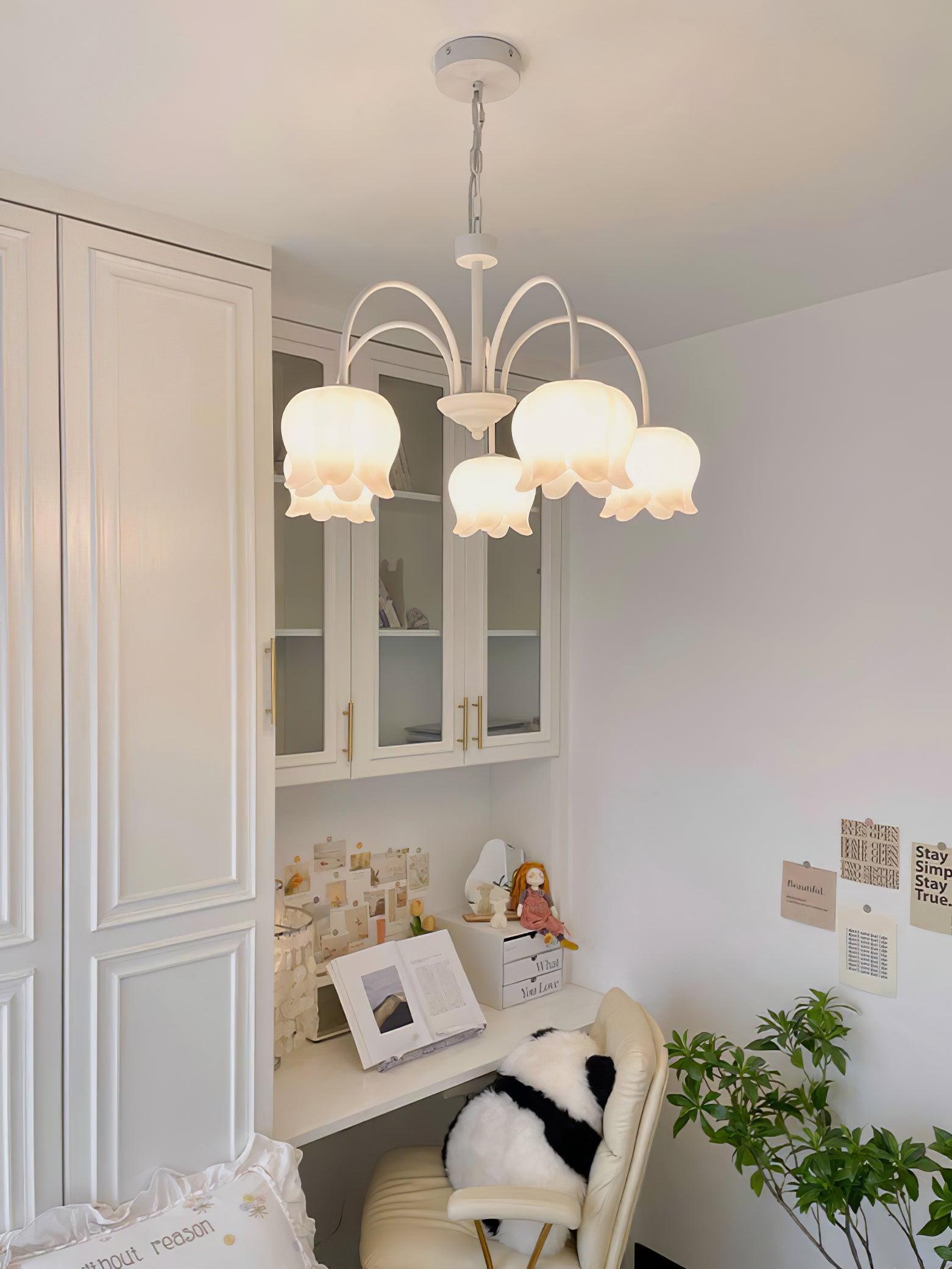 Curved Arm Bell Chandelier - Letslighting