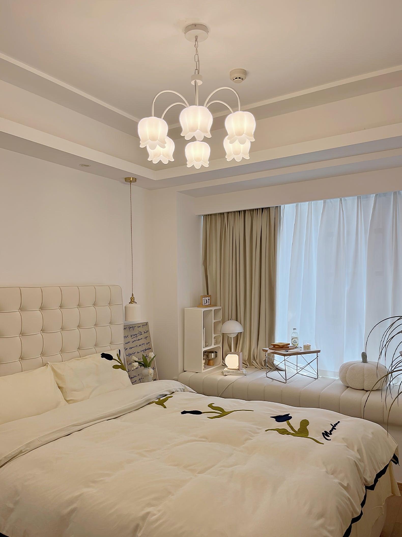 Curved Arm Bell Chandelier - Letslighting