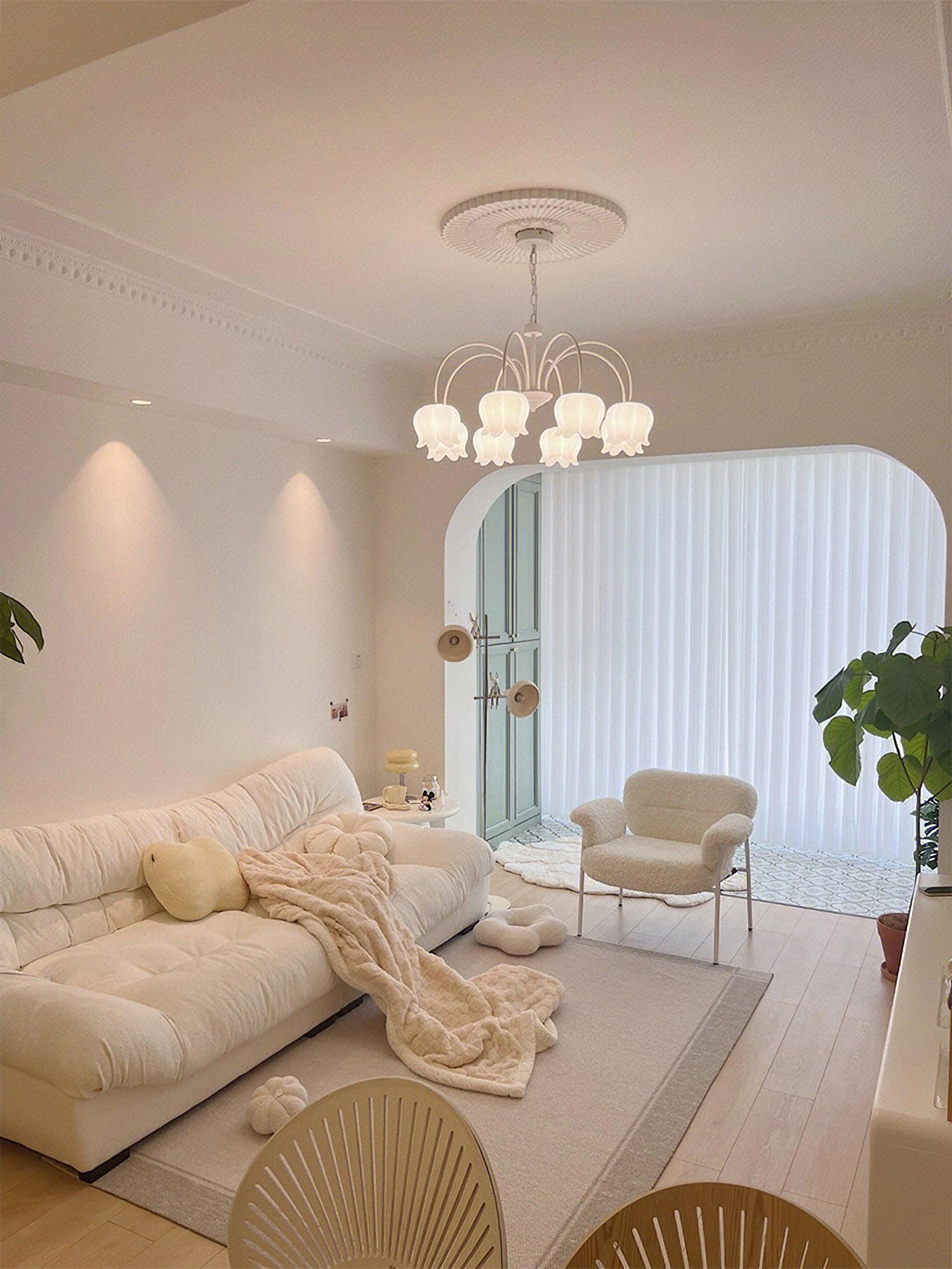 Curved Arm Bell Chandelier - Letslighting