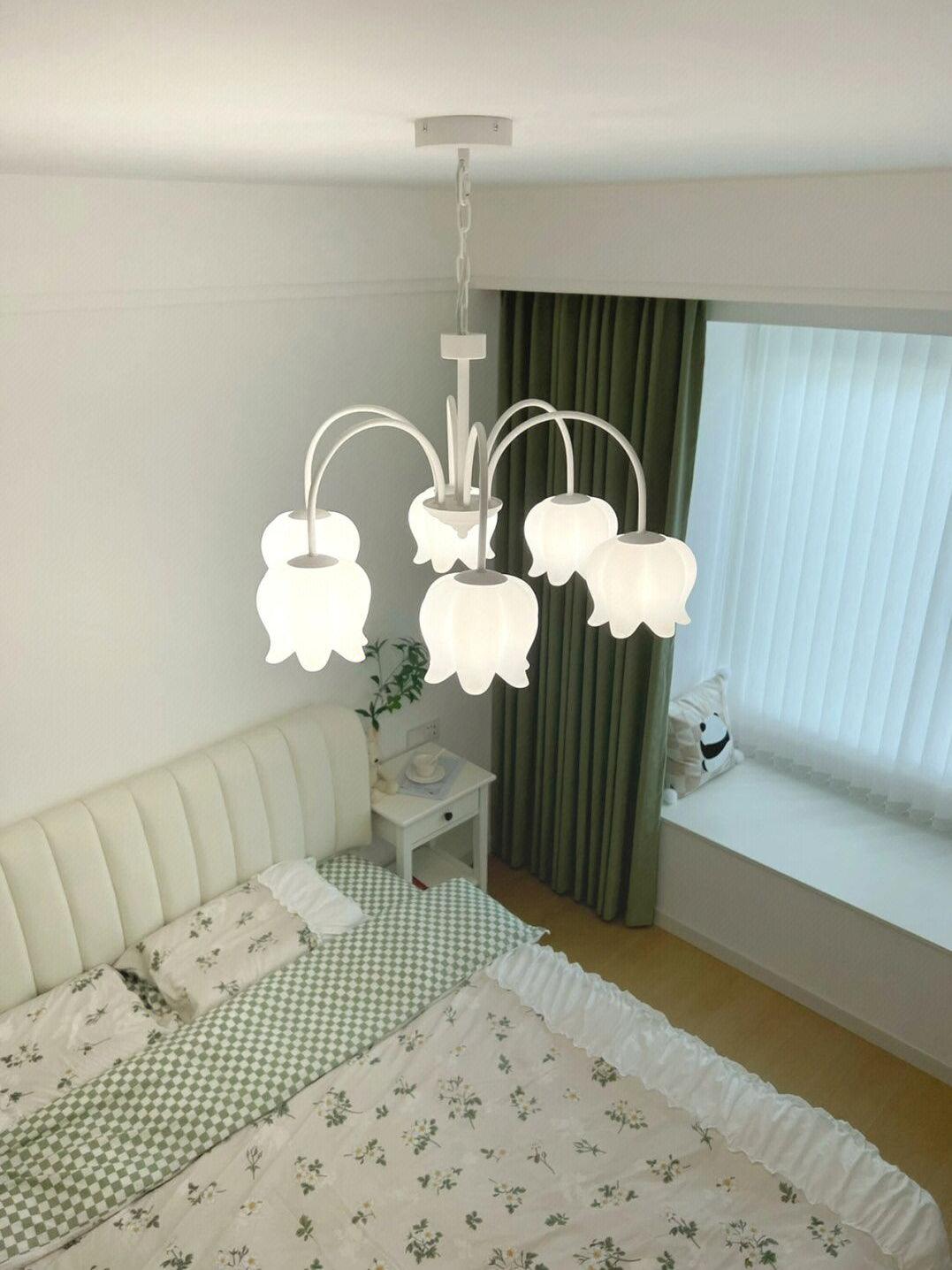 Curved Arm Bell Chandelier - Letslighting
