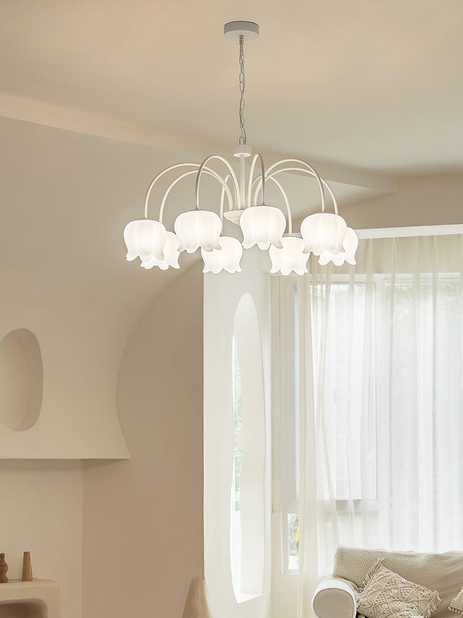 Curved Arm Bell Chandelier - Letslighting