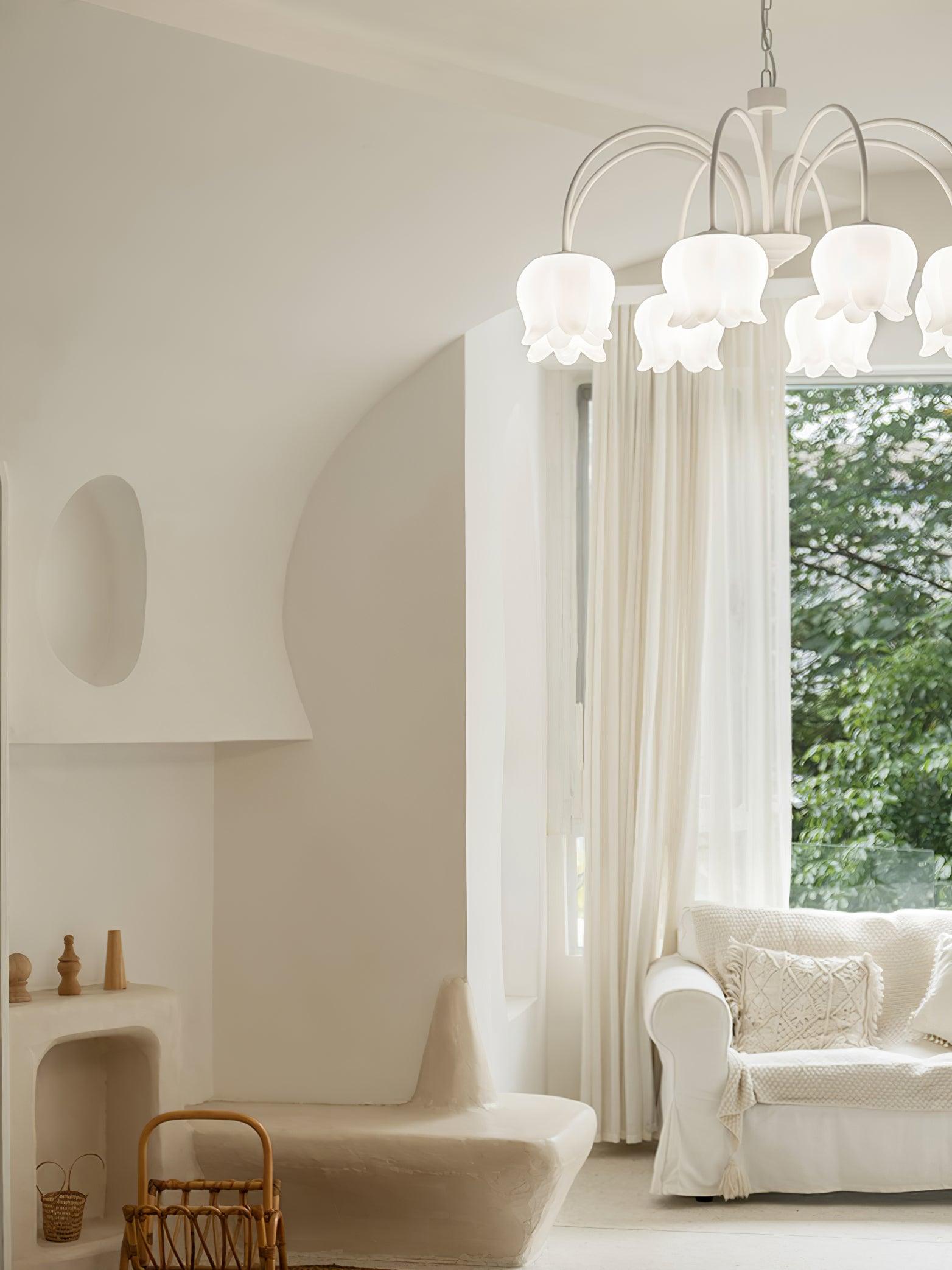 Curved Arm Bell Chandelier - Letslighting