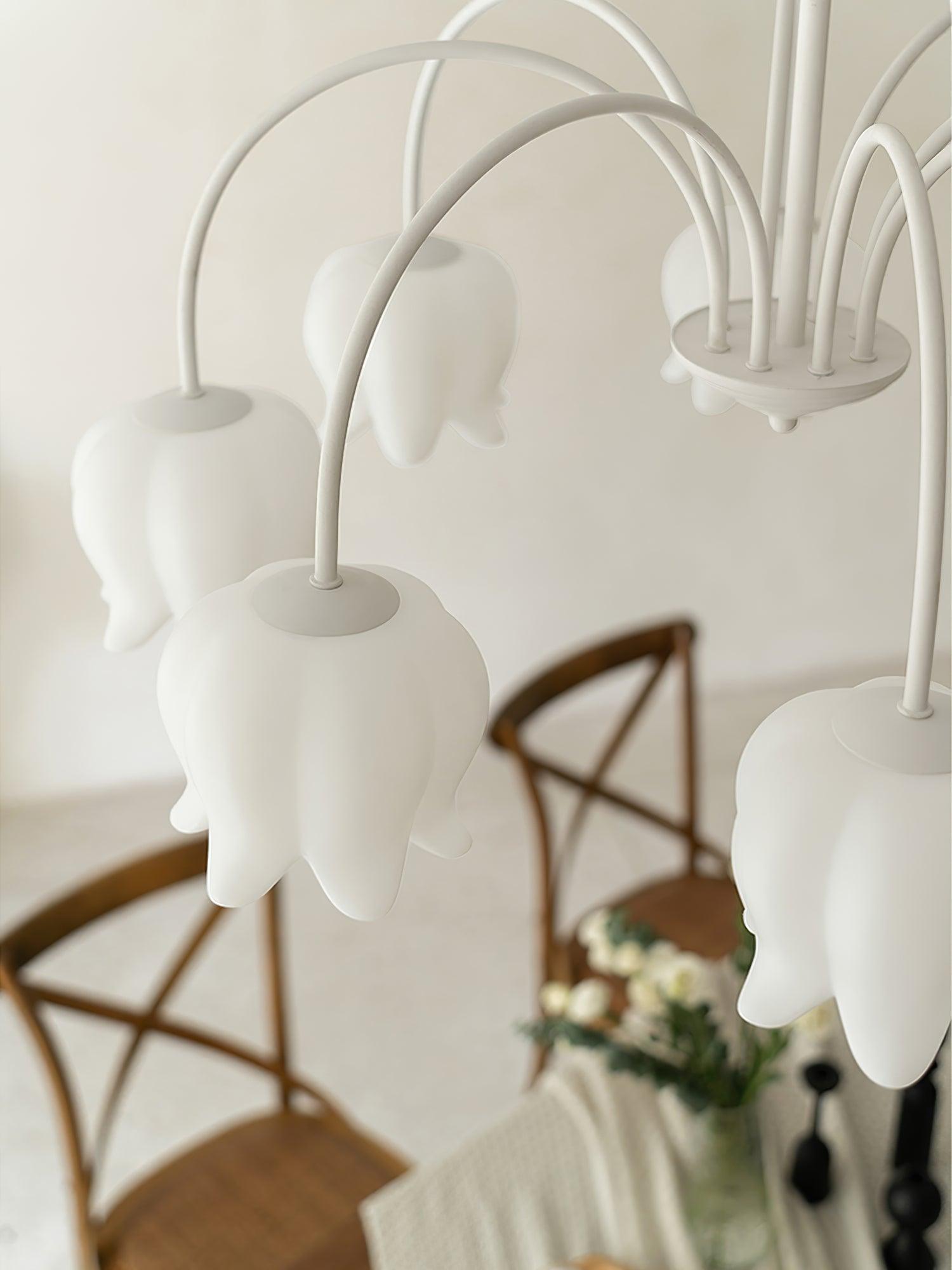 Curved Arm Bell Chandelier - Letslighting