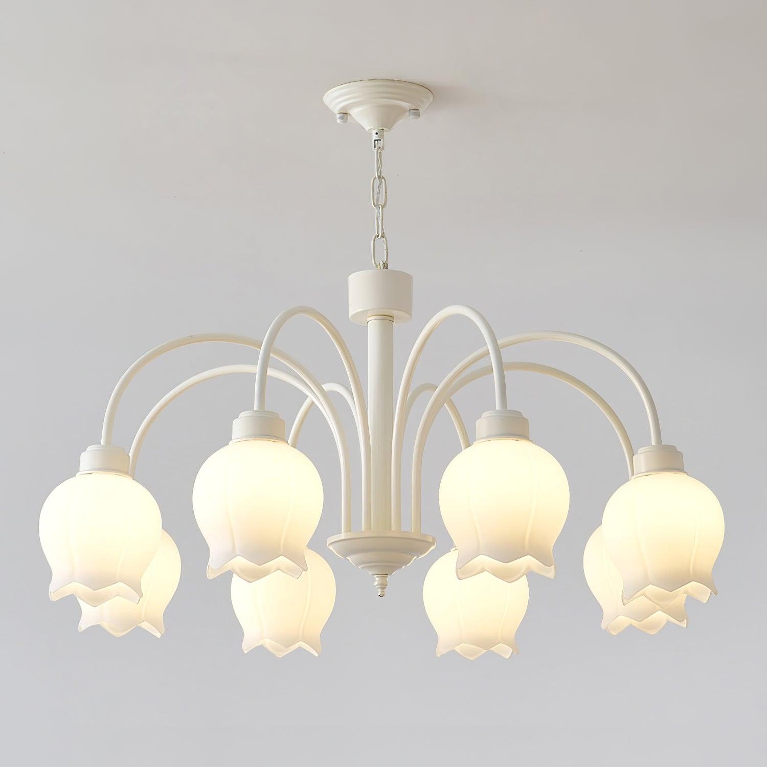 Curved Arm Bell Chandelier - Letslighting