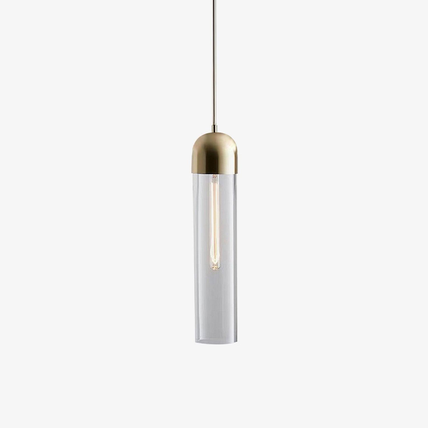 Glass Cylindrical Shape Pendant Light - Letslighting