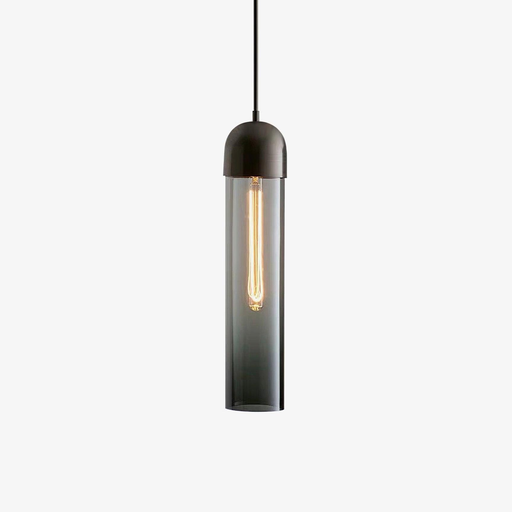 Glass Cylindrical Shape Pendant Light - Letslighting